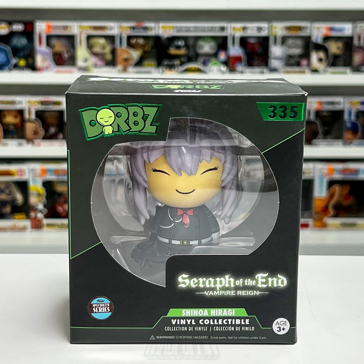 Funko Dorbz Anime Seraph of the End Shinoa Hiragi Specialty Series 335 Figure