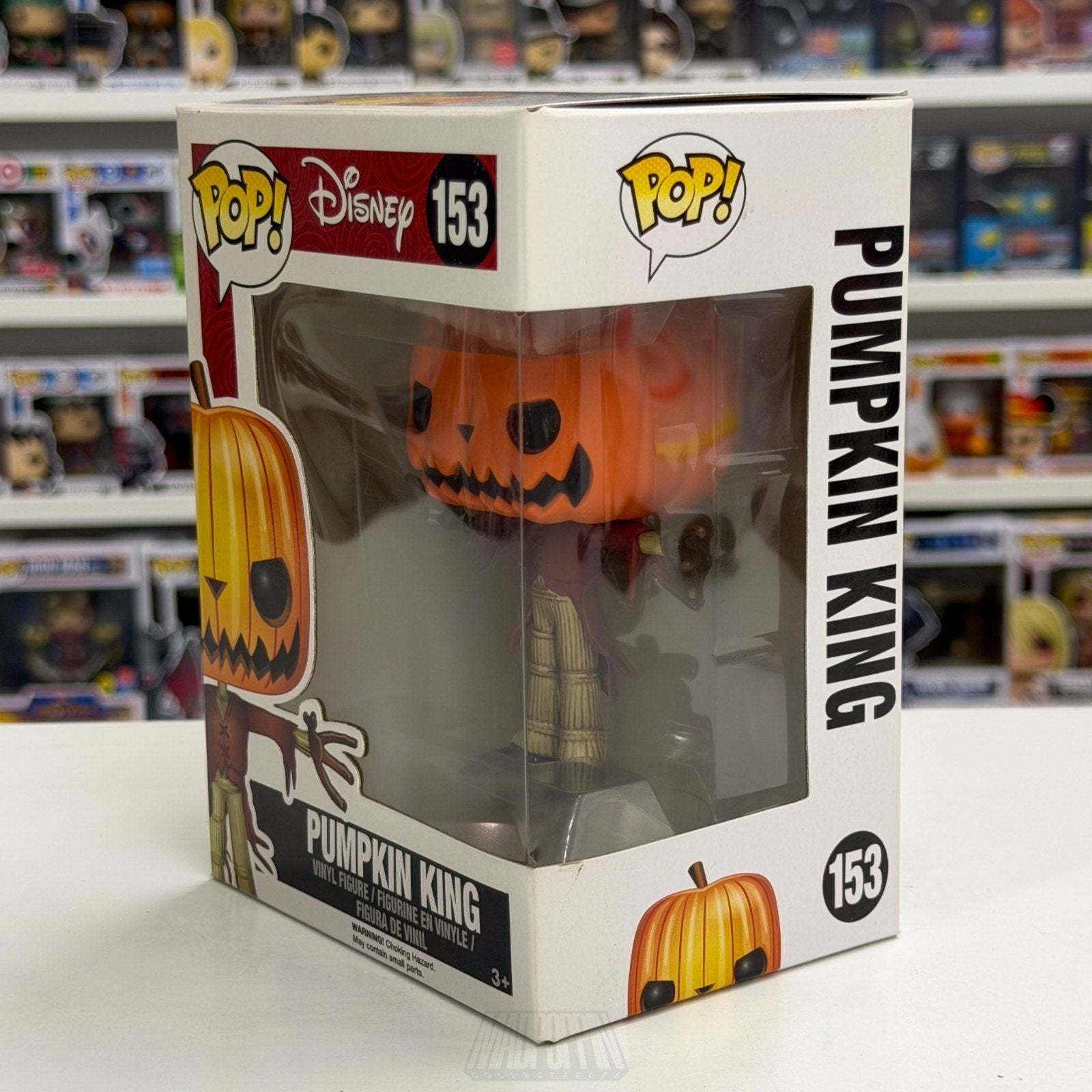 Funko Pop Disney Nightmare Before Christmas Pumpkin King 153 Jack Vinyl Figure