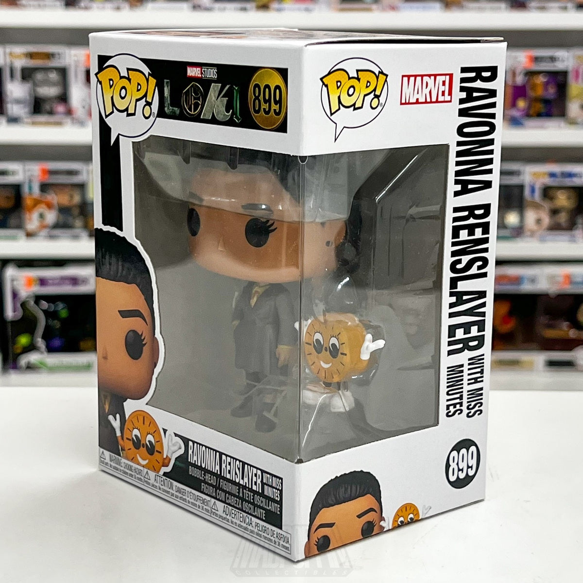 Funko Pop Marvel Studios Disney Loki Ravonna Renslayer with Miss Minutes 899 Toy