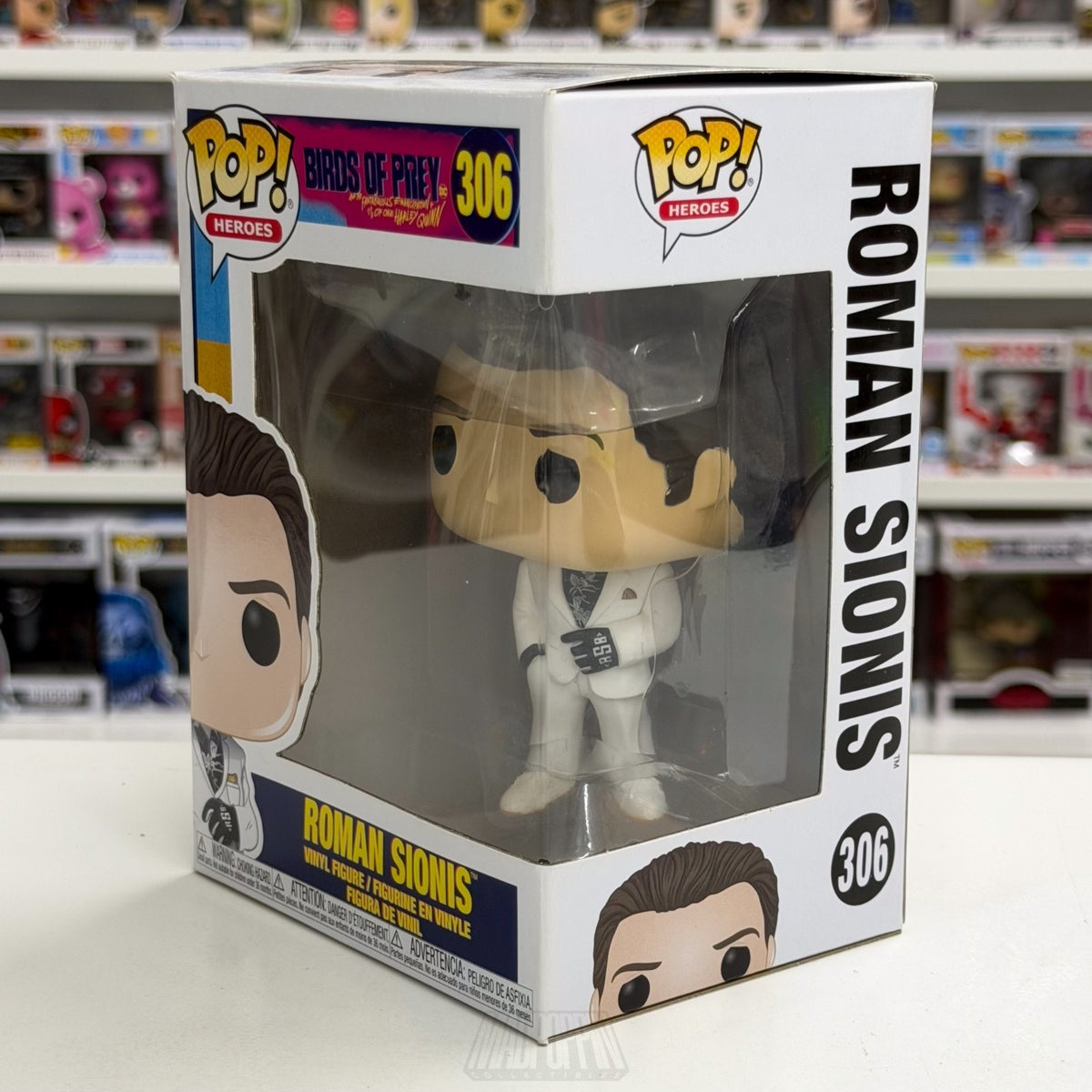 Funko Pop DC Heroes Birds of Prey Roman Sionis 306 Harley Quinn Toy Vinyl Figure