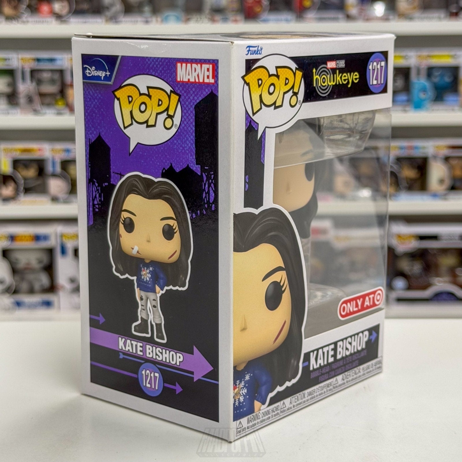 Funko Pop Marvel Hawkeye Kate Bishop Christmas Sweater Target 1217 Vinyl Figure