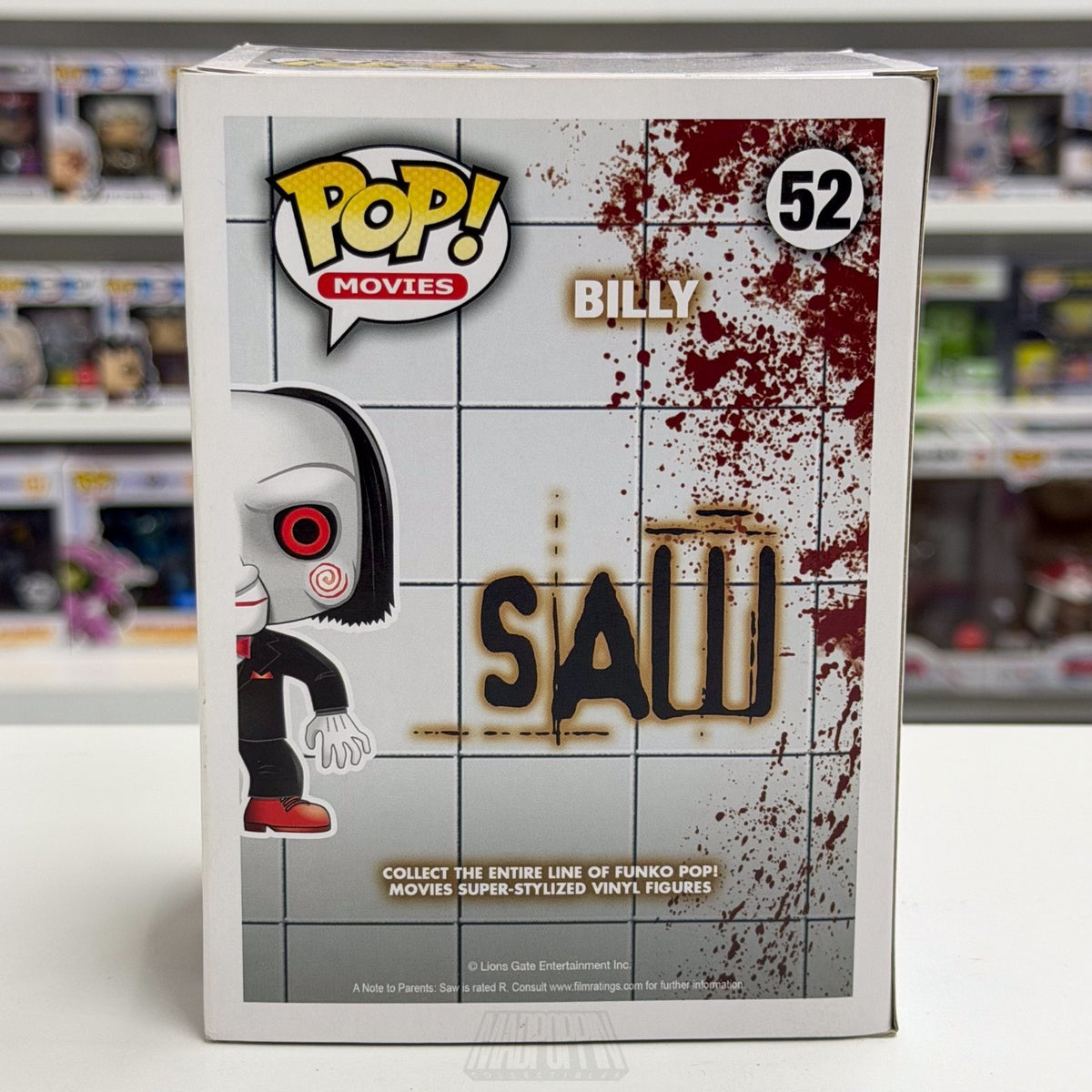 Funko Pop Movies Saw Billy the Puppet 52 Jigsaw Horror Franchise Vinyl Figure