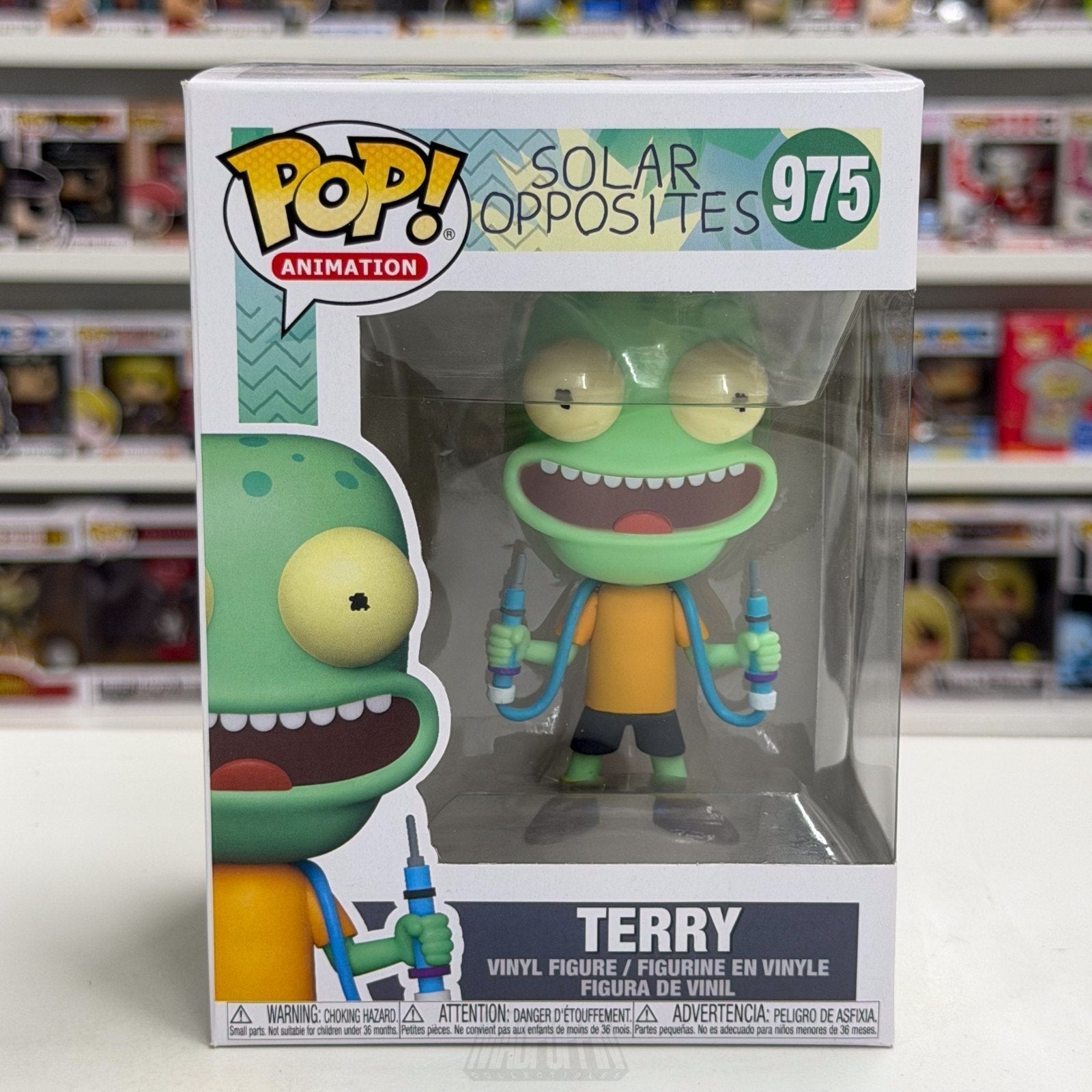 Funko Pop Animation Solar Opposites Terry 975 TV Show Alien Family Vinyl Figure