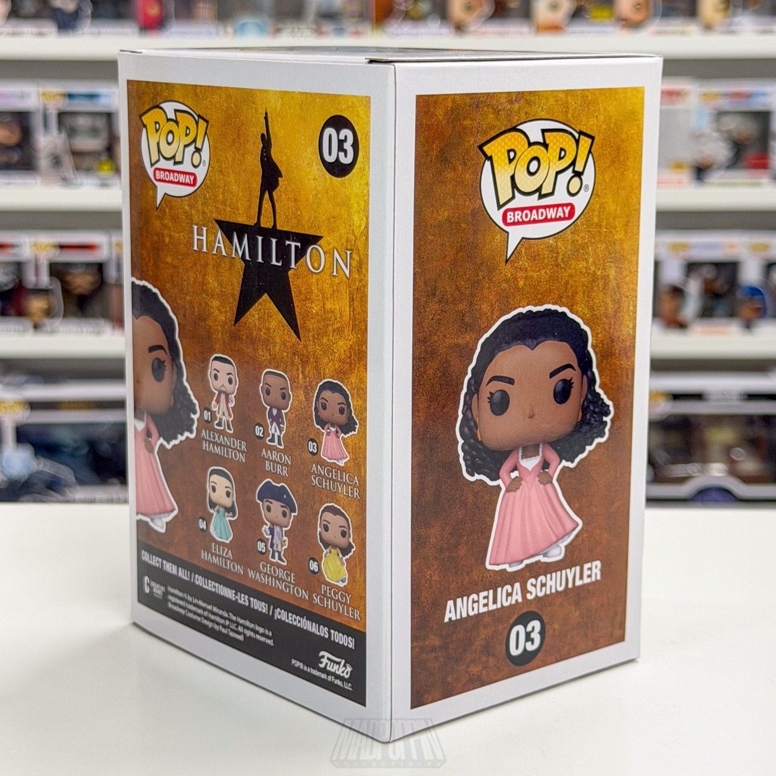 Funko Pop Broadway Hamilton Angelica Schuyler 03 American Musical Vinyl Figure