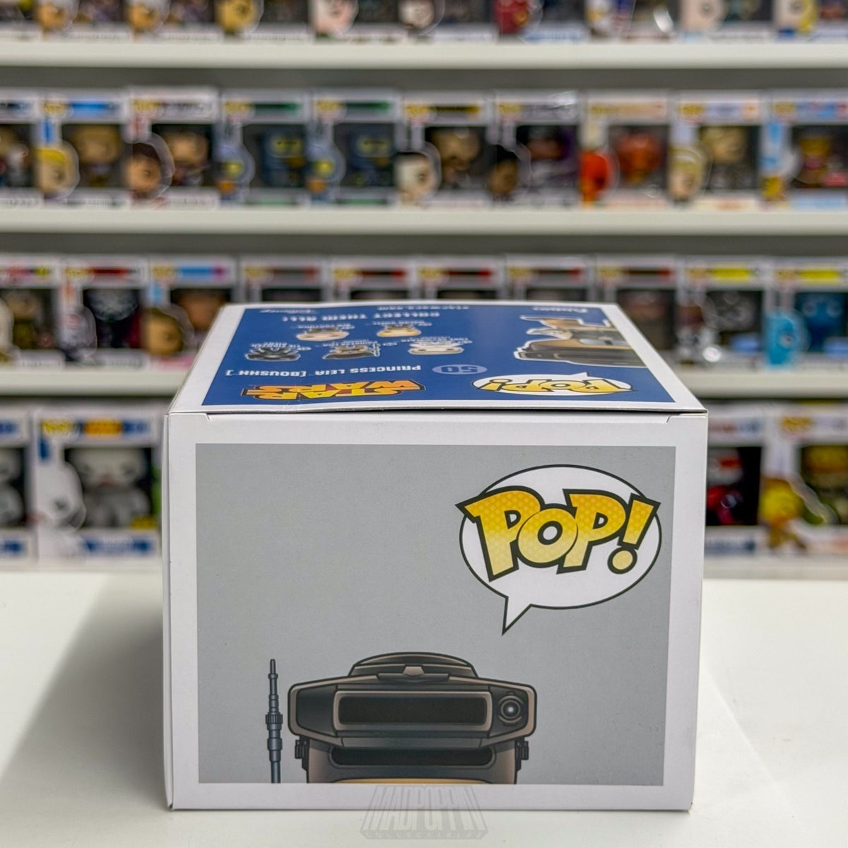 Funko Pop Star Wars Princess Leia Boushh Blue Box 50 Bounty Hunter Vinyl Figure