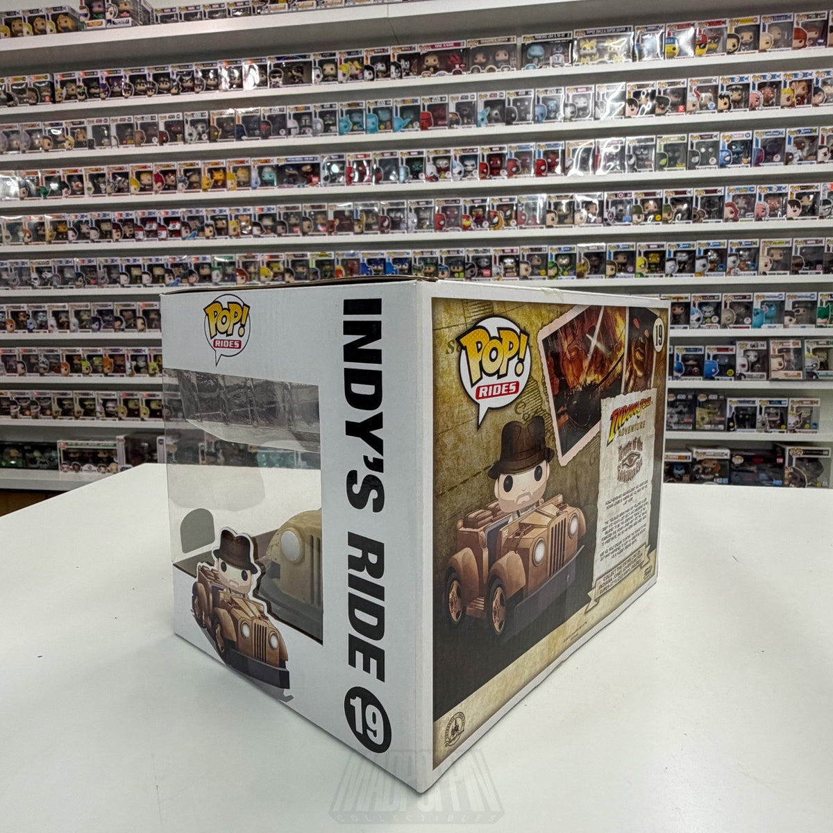 Funko Pop Disney Parks Ride Indiana Jones Adventure Indy's Ride 19 Vinyl Figure