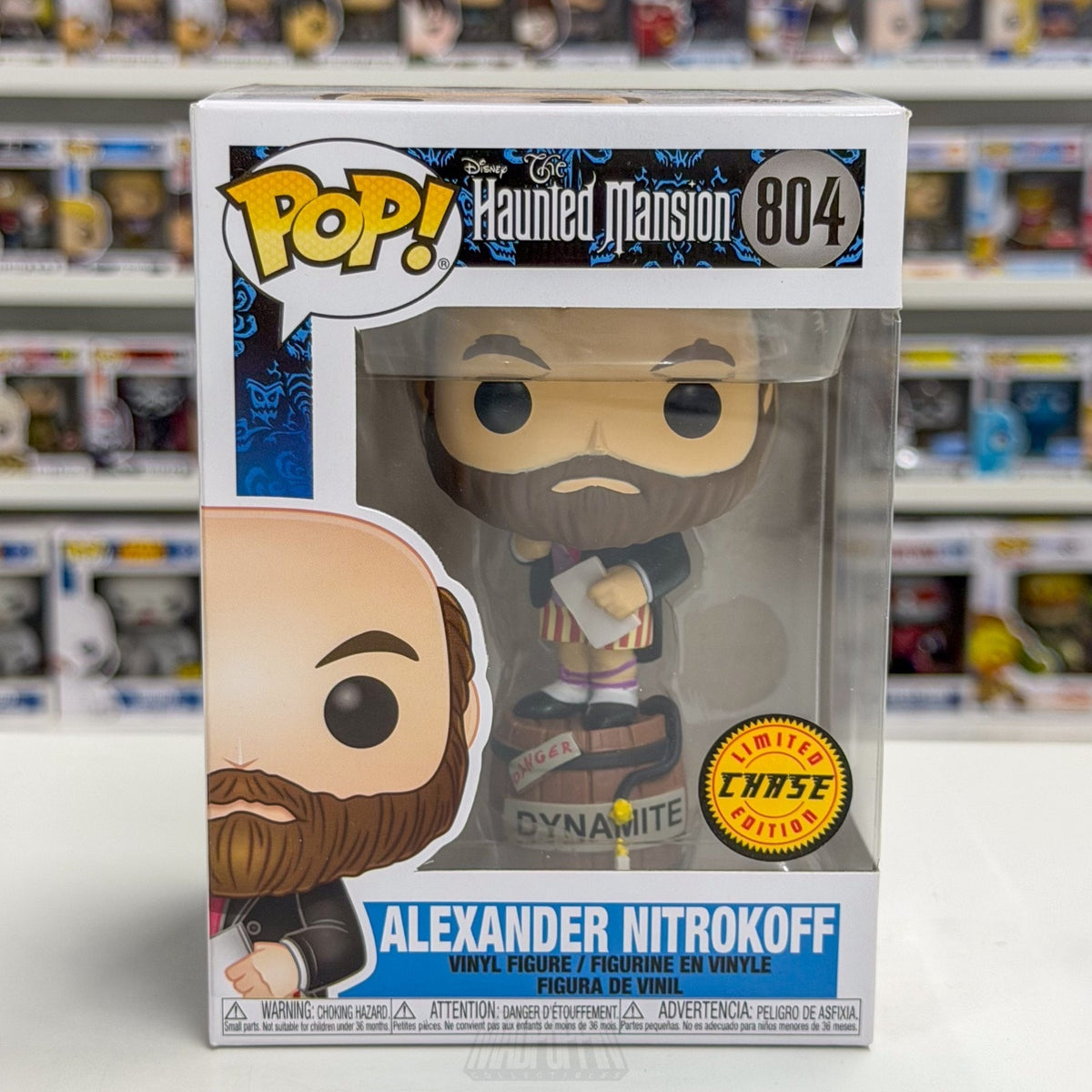 Funko Pop Disney Haunted Mansion Alexander Nitrokoff Dynamite Chase 804 Figure