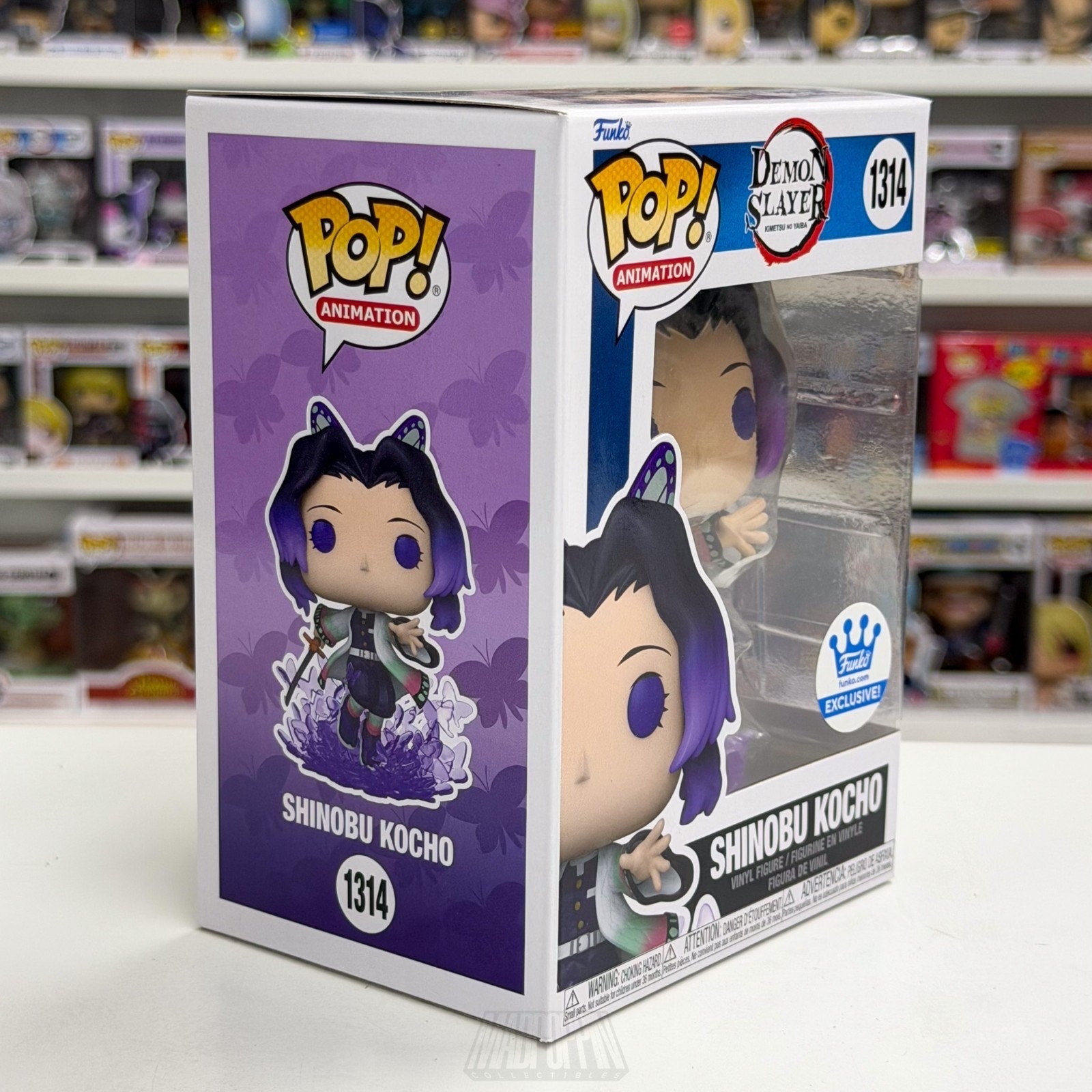 Funko Pop Anime Demon Slayer Shinobu Kocho 1314 Japanese Manga Toy Vinyl Figure