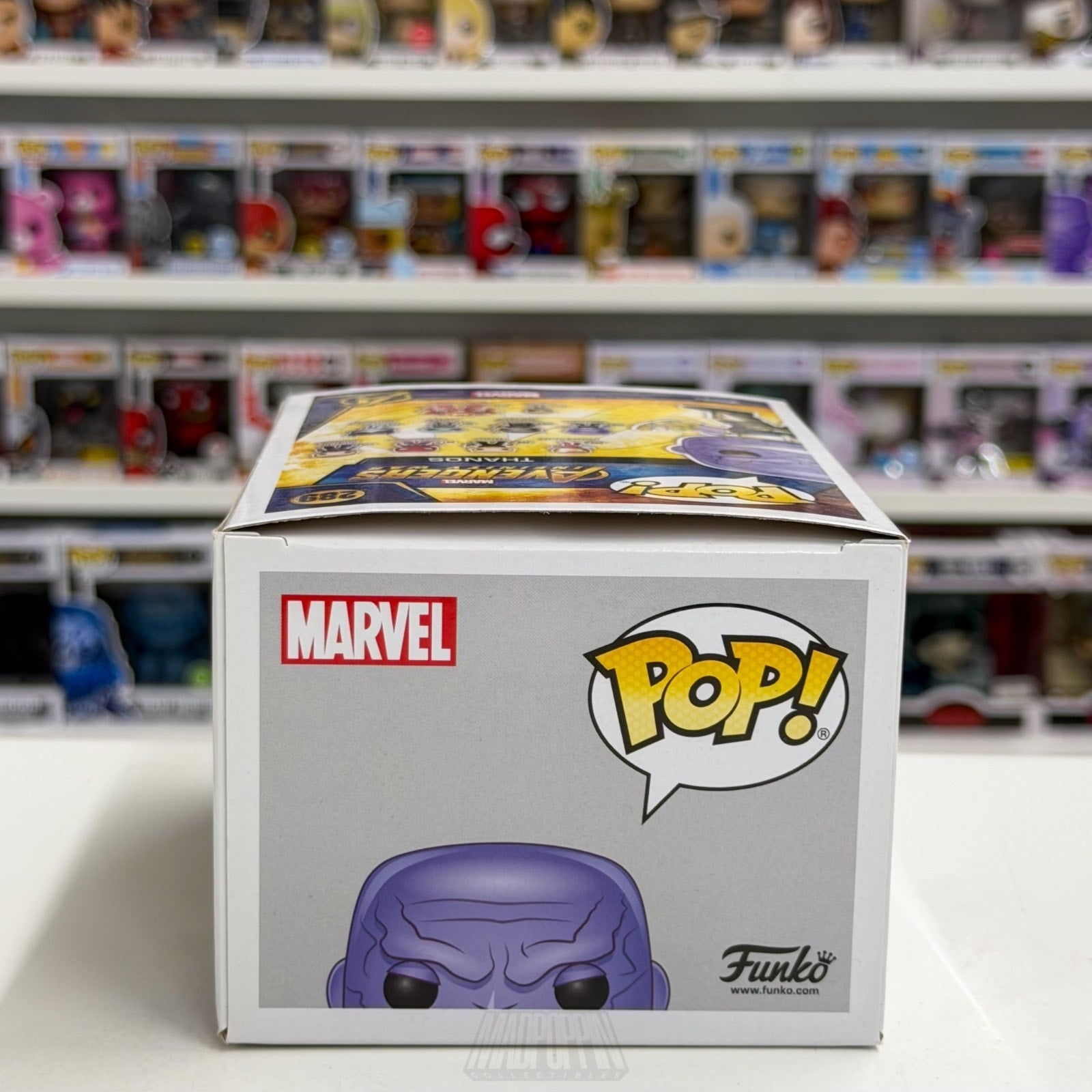 Funko Pop Marvel Avengers Infinity War Thanos w/Gauntlet 289 Titan Vinyl Figure