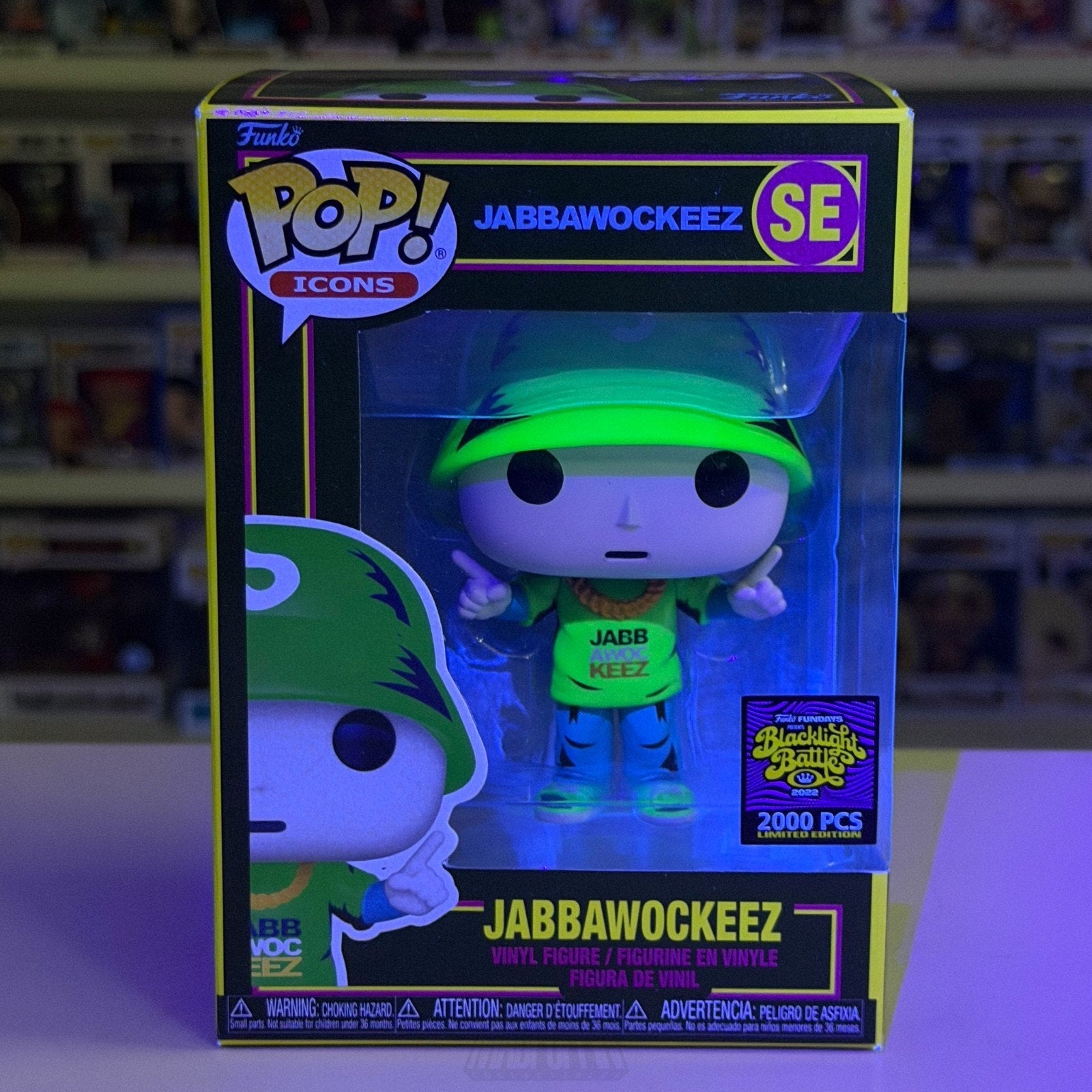 Funko Pop Fundays Blacklight Battle Jabbawockeez SE Dance Crew Toy Vinyl Figure