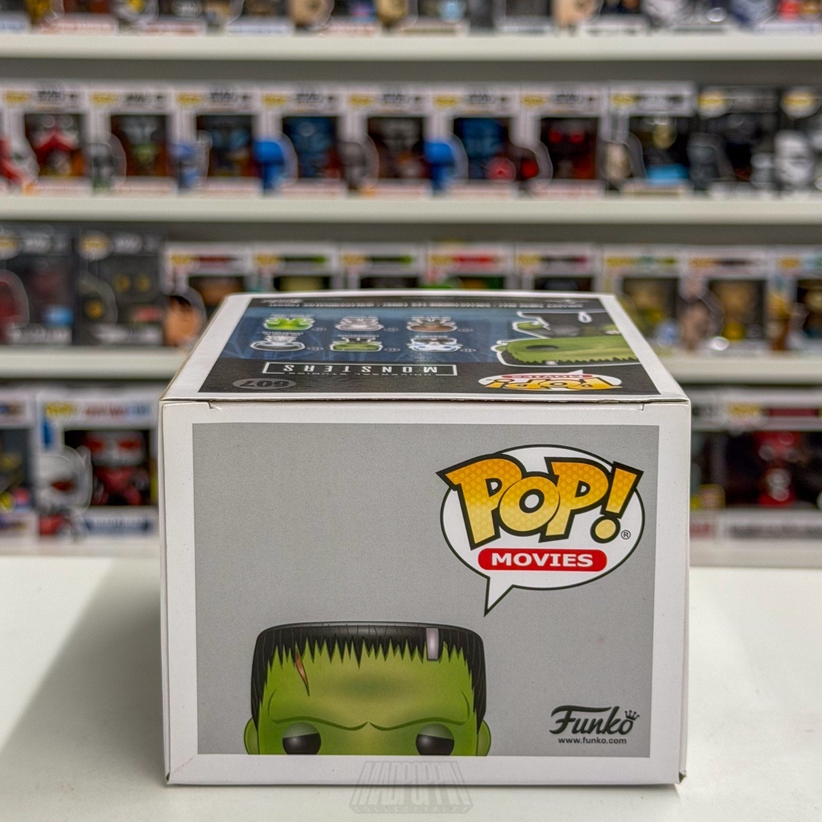 Funko Pop Movies Monsters Frankenstein w/Flower Glow Walgreens 607 Horror Figure