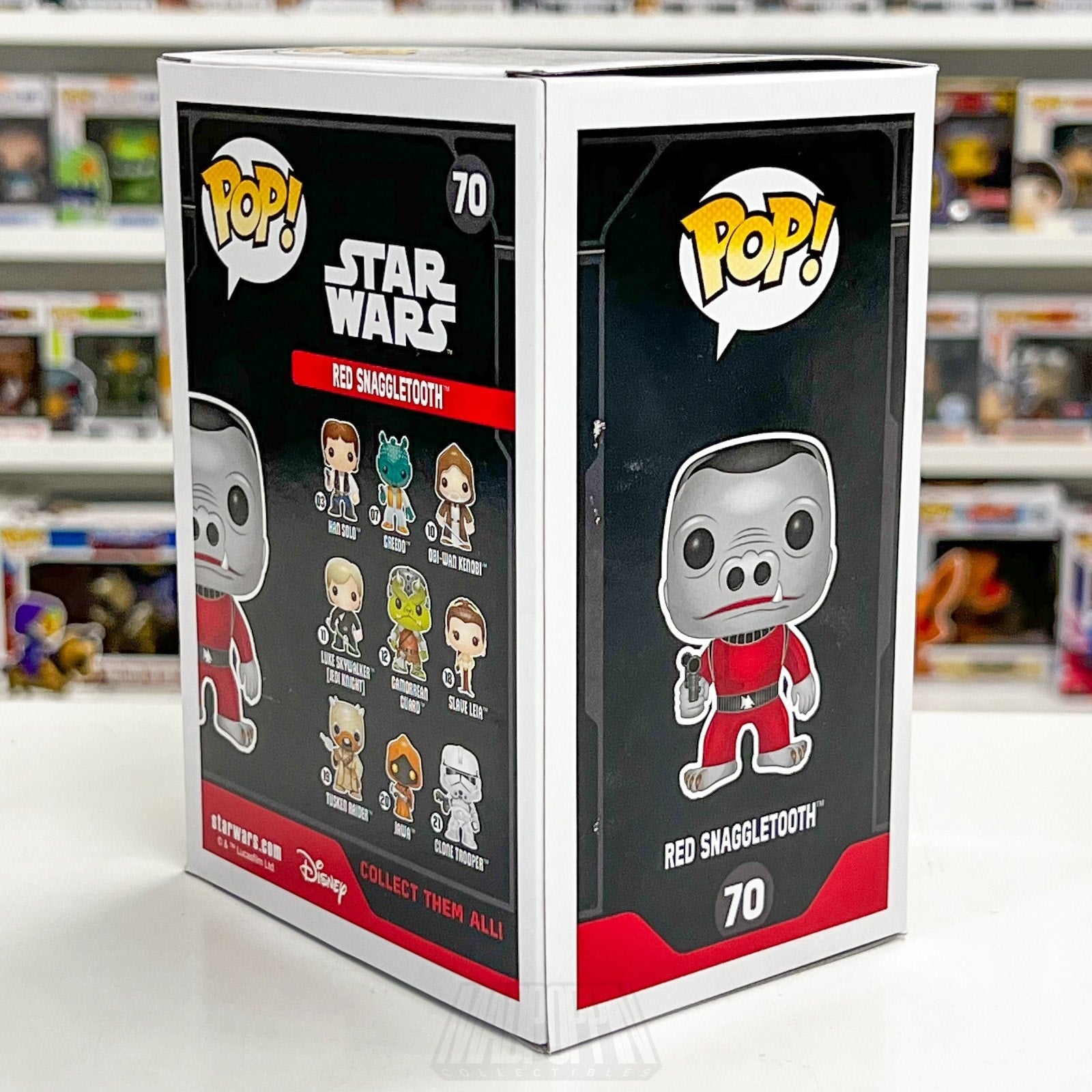 Funko Pop Star Wars Red Snaggletooth Smugglers Bounty 70 Zutton Toy Vinyl Figure