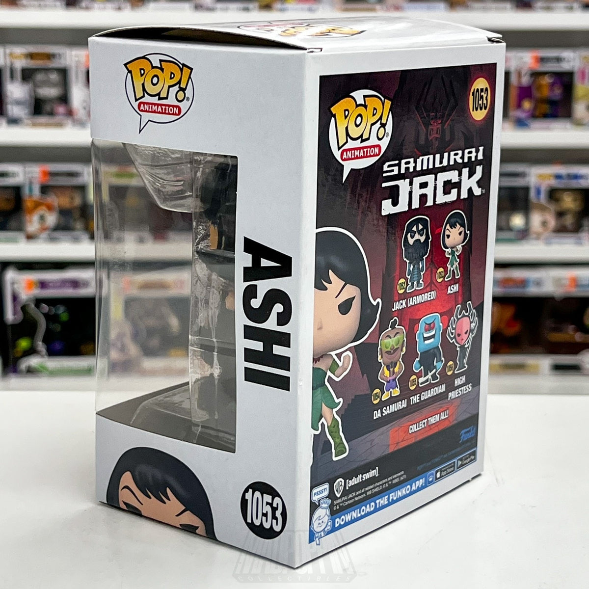 Funko Pop Animation Samurai Jack Ashi 1053 Figure Cartoon Network Adult Swim