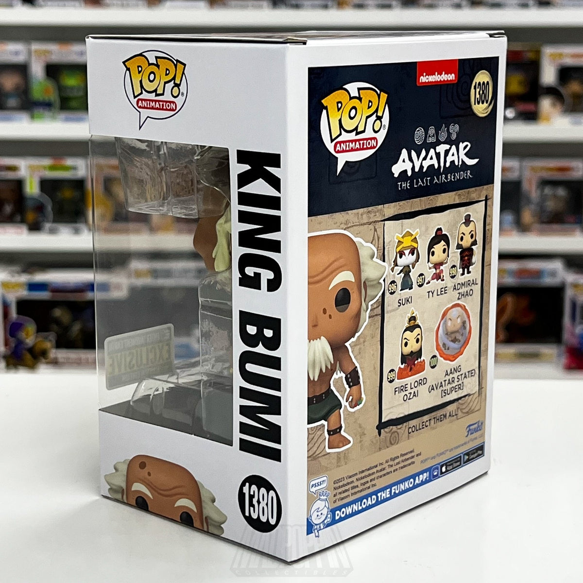 Funko Pop Anime Avatar Last Airbender King Bumi Entertainment Earth 1380 Figure