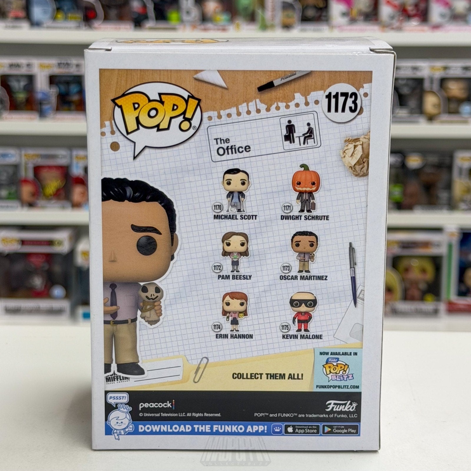 Funko Pop TV The Office Oscar Scarecrow Doll 1173 Dunder Mifflin Vinyl Figure