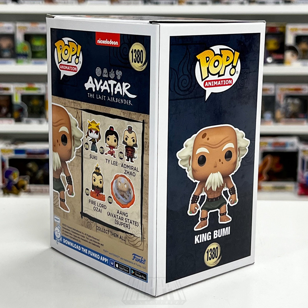 Funko Pop Anime Avatar Last Airbender King Bumi Entertainment Earth 1380 Figure