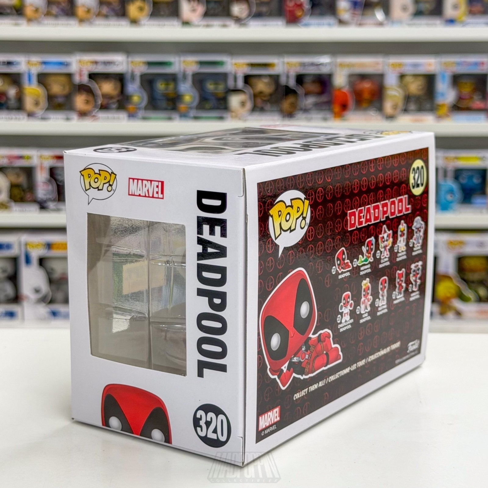 Funko Pop Marvel Deadpool Lounging Diamond Hot Topic 320 Mutant Toy Vinyl Figure