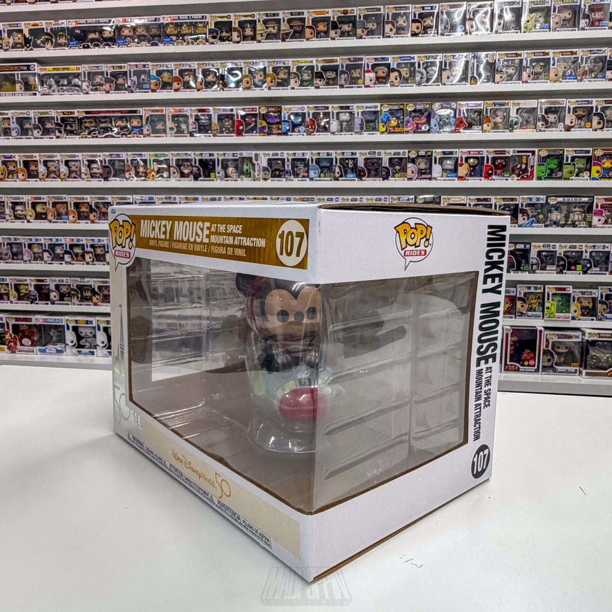 Funko Pop Disney Mickey Mouse Space Mountain Attraction Ride 107 Vinyl Figure