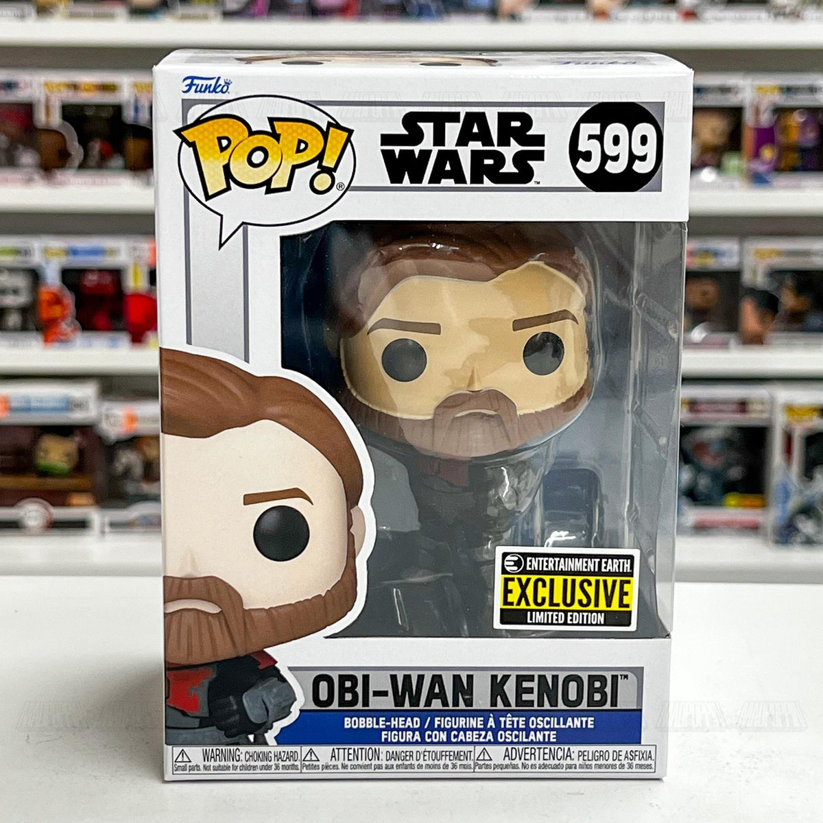 Funko Pop Star Wars Obi-Wan Kenobi Mandalorian Armor 599 Entertainment Earth Toy