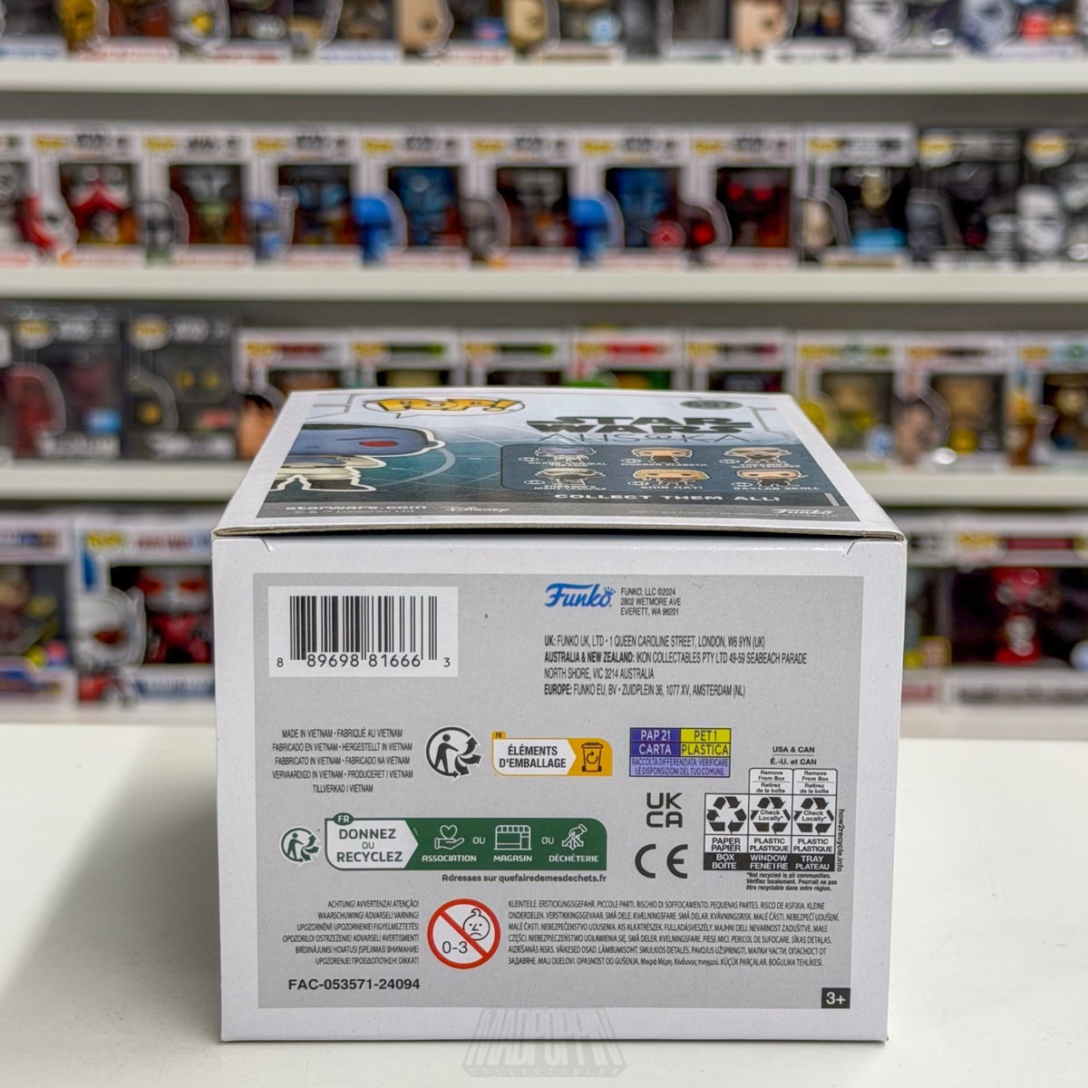 Funko Pop Star Wars Grand Admiral Thrawn Diamond SDCC Signed Auto JSA 697 Figure