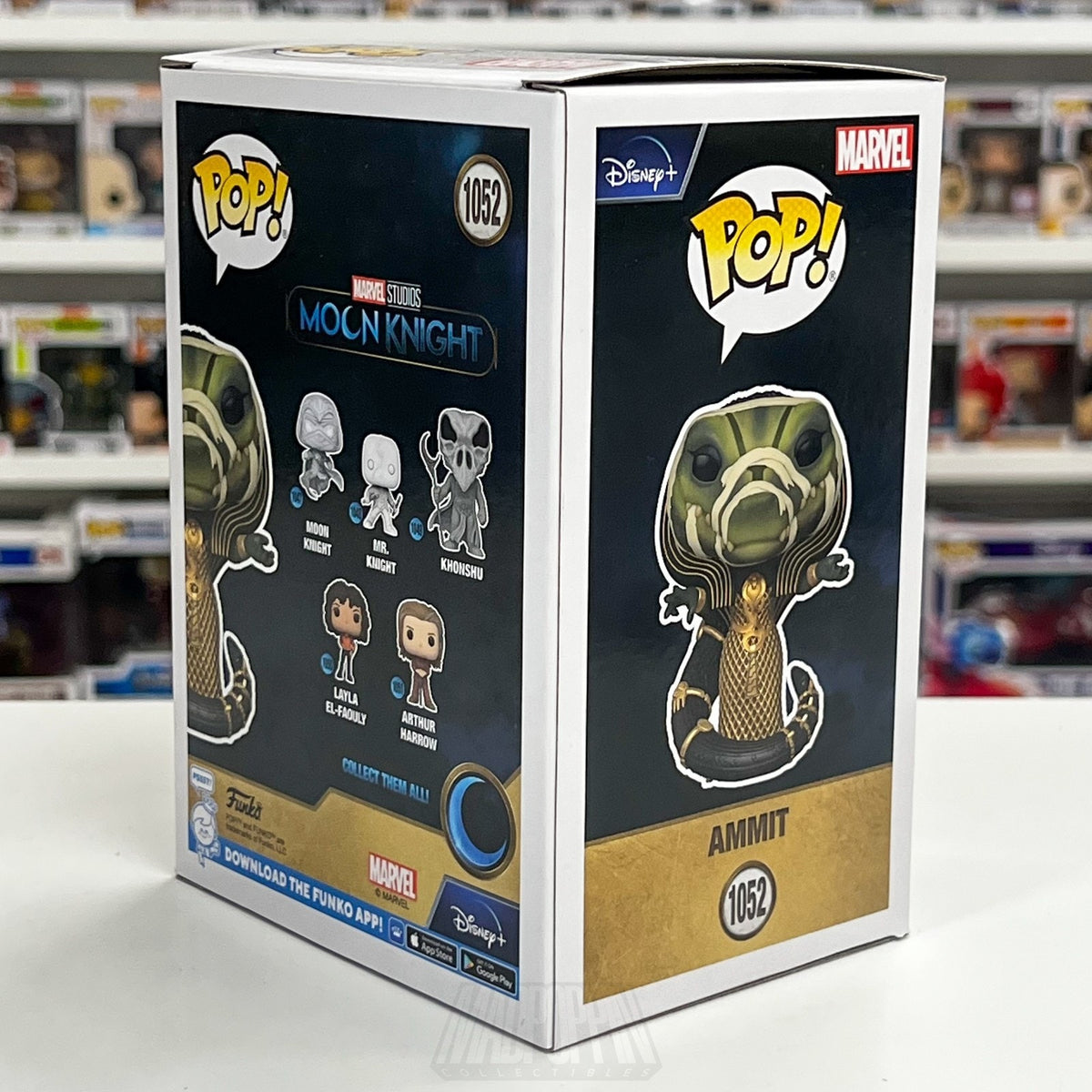 Funko Pop Marvel Moon Knight Ammit Target 1052 Ancient Egyptian MCU Vinyl Figure