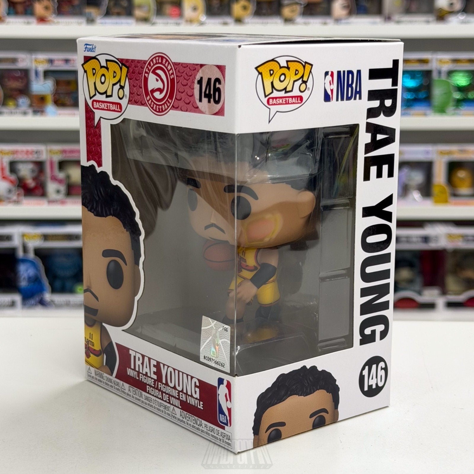 Funko Pop NBA Basketball Atlanta Hawks Trae Young Away Jersey 146 Vinyl Figure