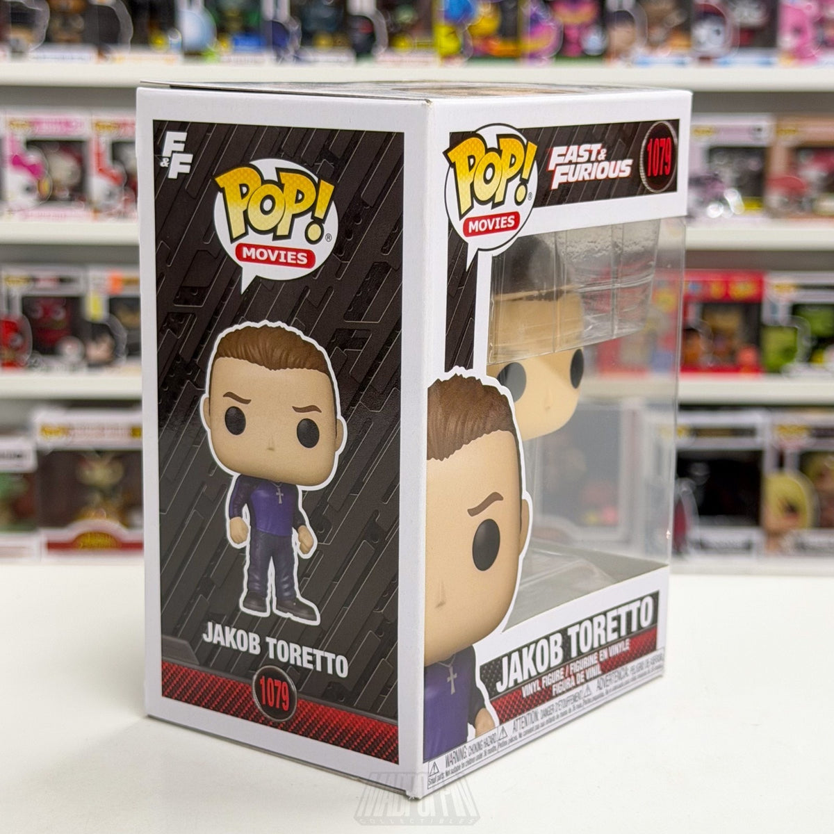 Funko Pop Movies Fast & Furious Jakob Toretto 1079 Toy Drag Racing Vinyl Figure