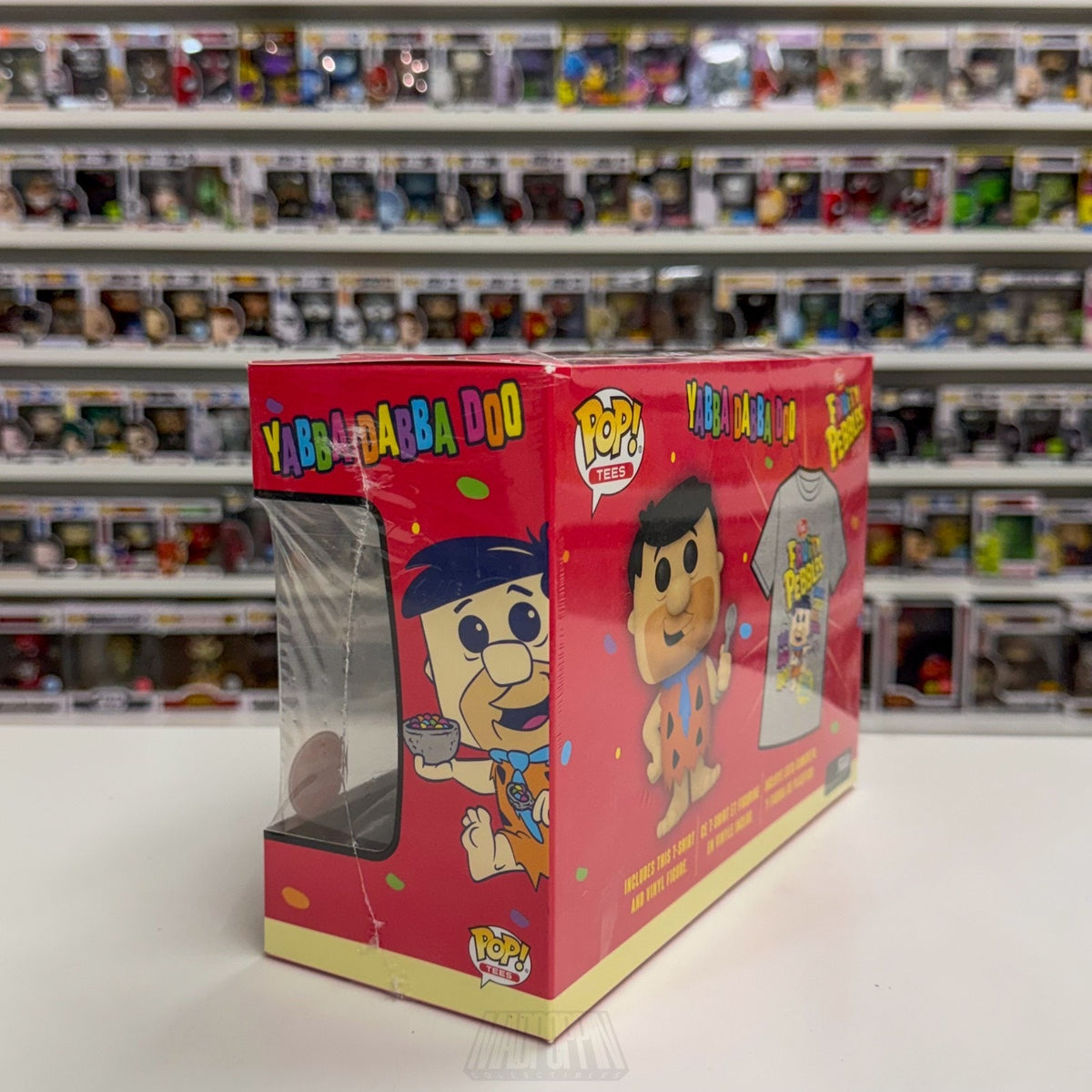 Funko Pop Animation Fred Flintstone w/Spoon Small Tee GameStop 146 Vinyl Figure