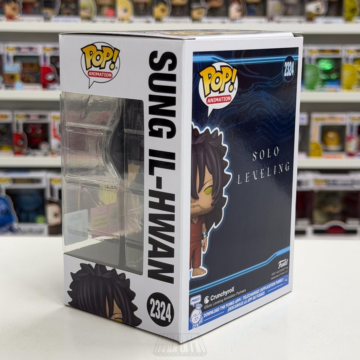 Funko Pop Anime Solo Leveling Sung Il-Hwan 2324 SDCC 2026 OFFICIAL CON STICKER