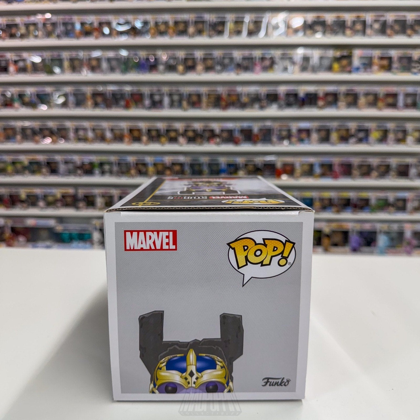 Funko Pop Marvel Thanos w/Throne Hot Topic 331 MCU Infinity Mad Titan Toy Figure