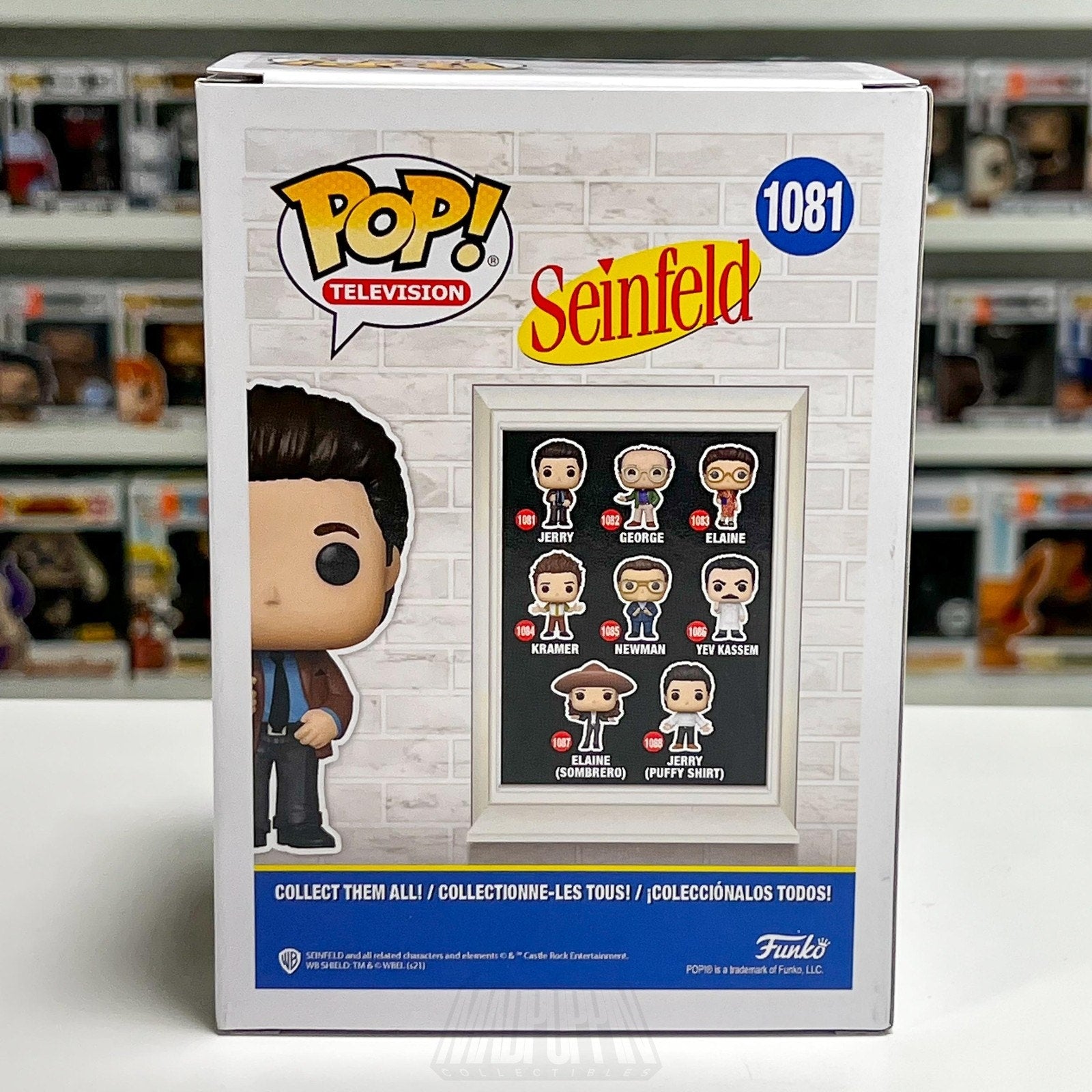 Funko Pop TV Seinfeld Jerry Doing Stand Up 1081 Comedy Sitcom Toy Vinyl Figure