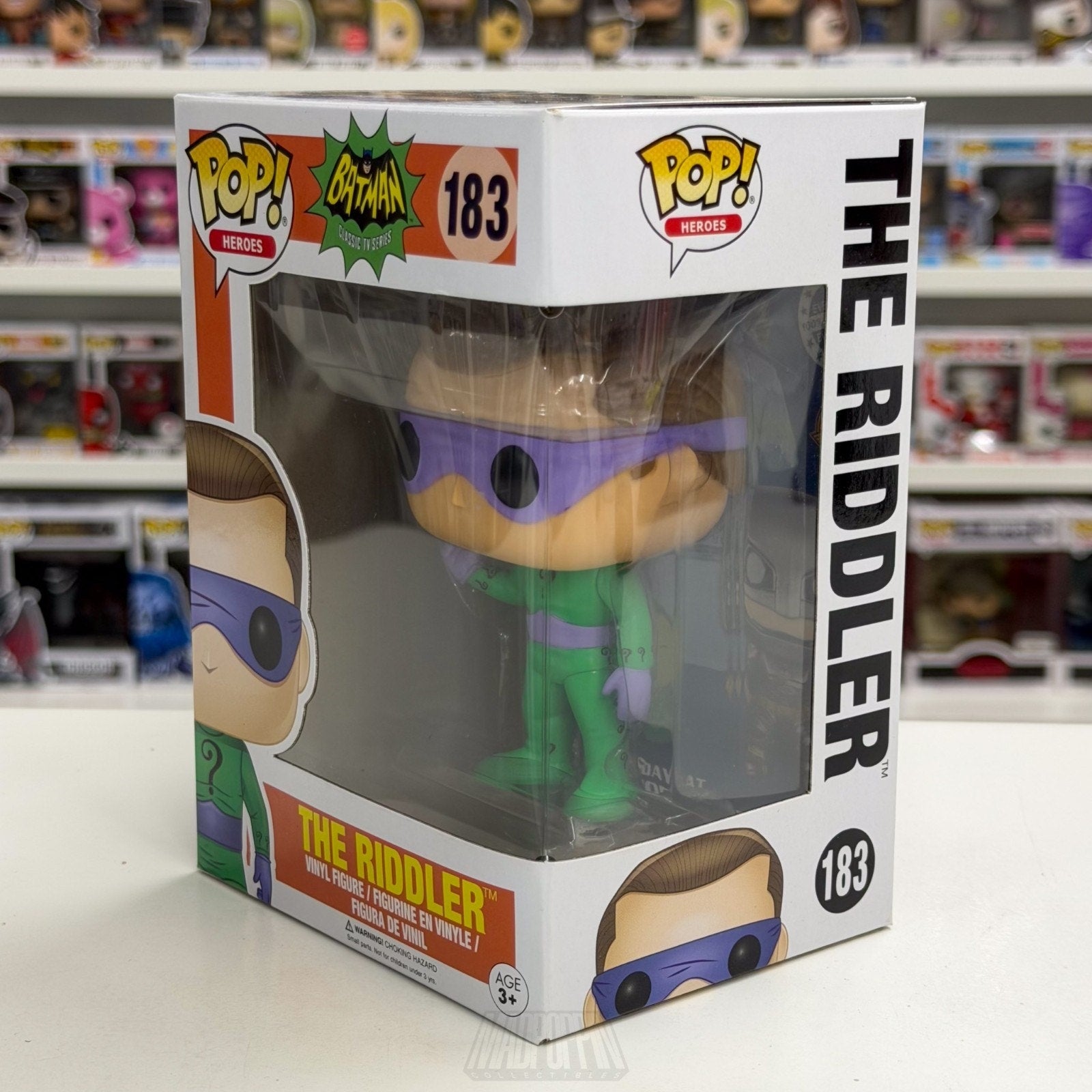 Funko Pop DC Heroes Batman Classic TV Series The Riddler 183 Toy Vinyl Figure