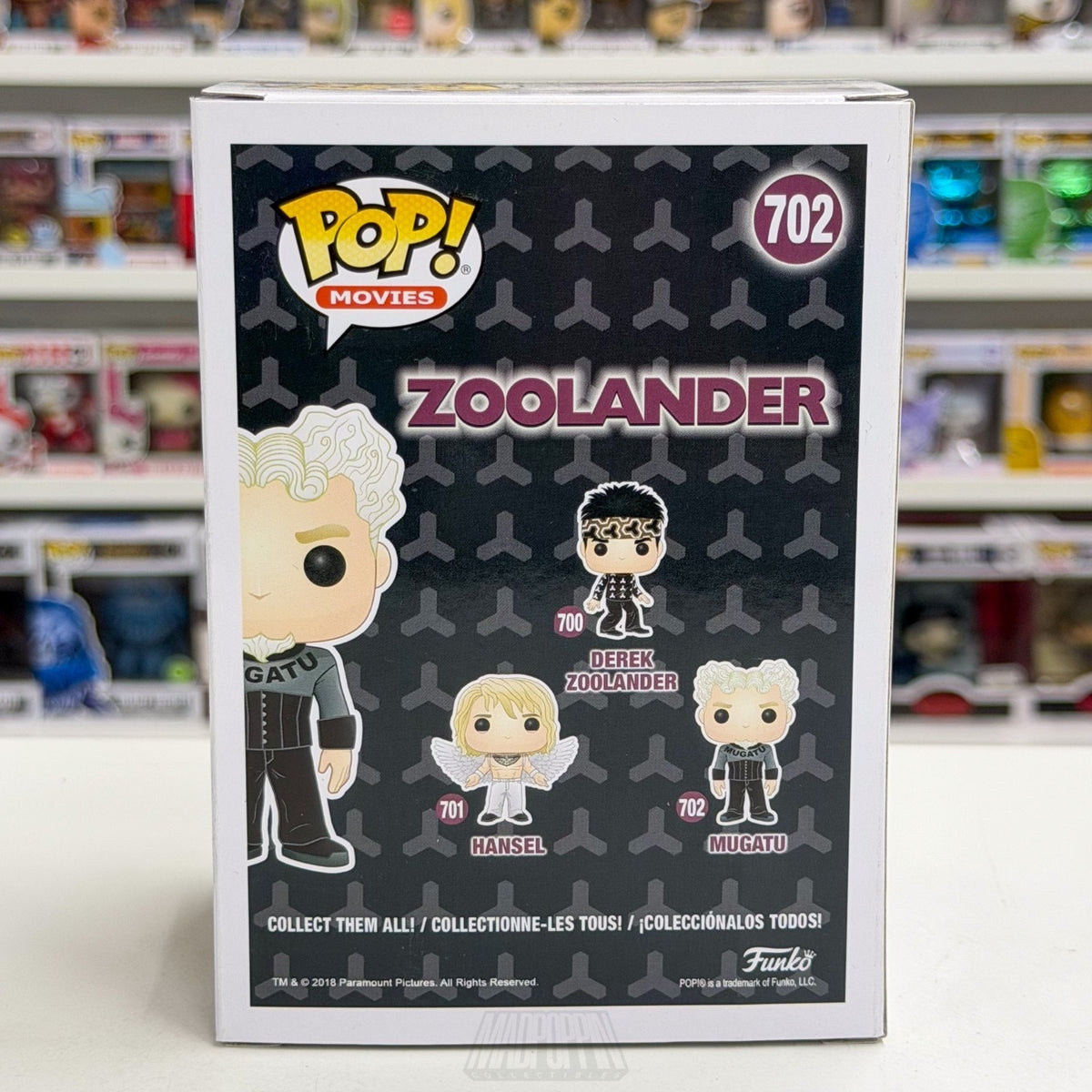 Funko Pop Movies Zoolander Mugatu 702 Evil Fashion Mogul Comedy Toy Vinyl Figure