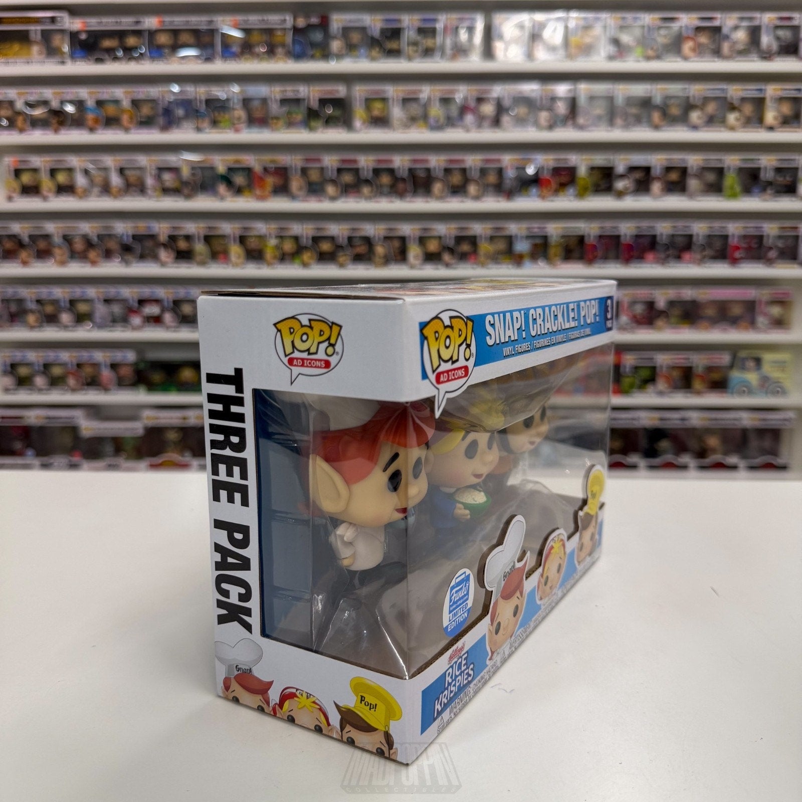 Funko Pop Ad Icons Rice Krispies Snap Crackle Excl 3 Pack Mascots Vinyl Figure