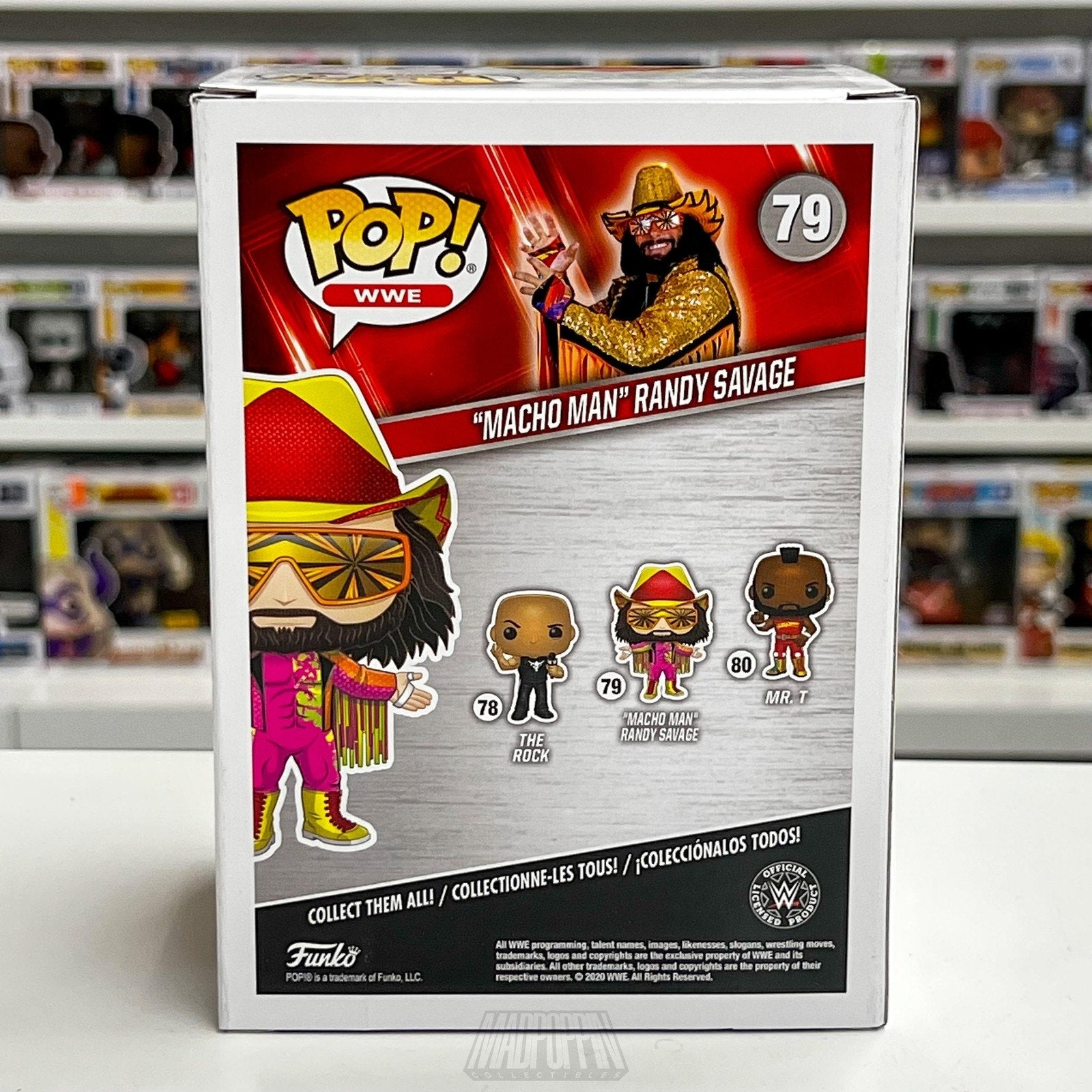 Funko Pop WWE Macho Man Randy Savage Orange Starburst 79 Wrestling Vinyl Figure