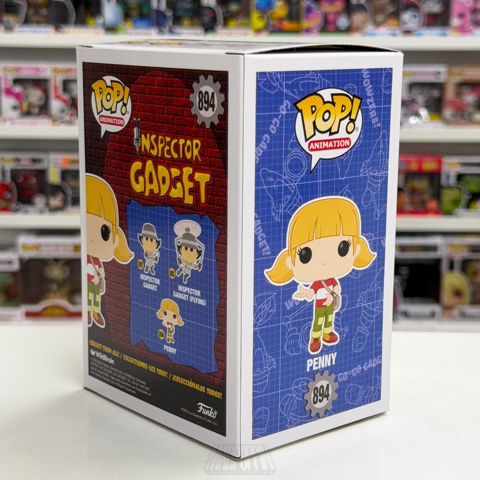 Funko Pop Animation Inspector Gadget Penny 894 Niece Sidekick Toy Vinyl Figure