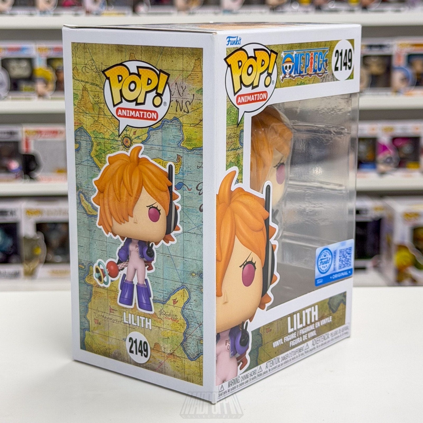 Funko Pop Anime One Piece Lilith Target 2149 Vegapunk Toy Manga Vinyl Figure