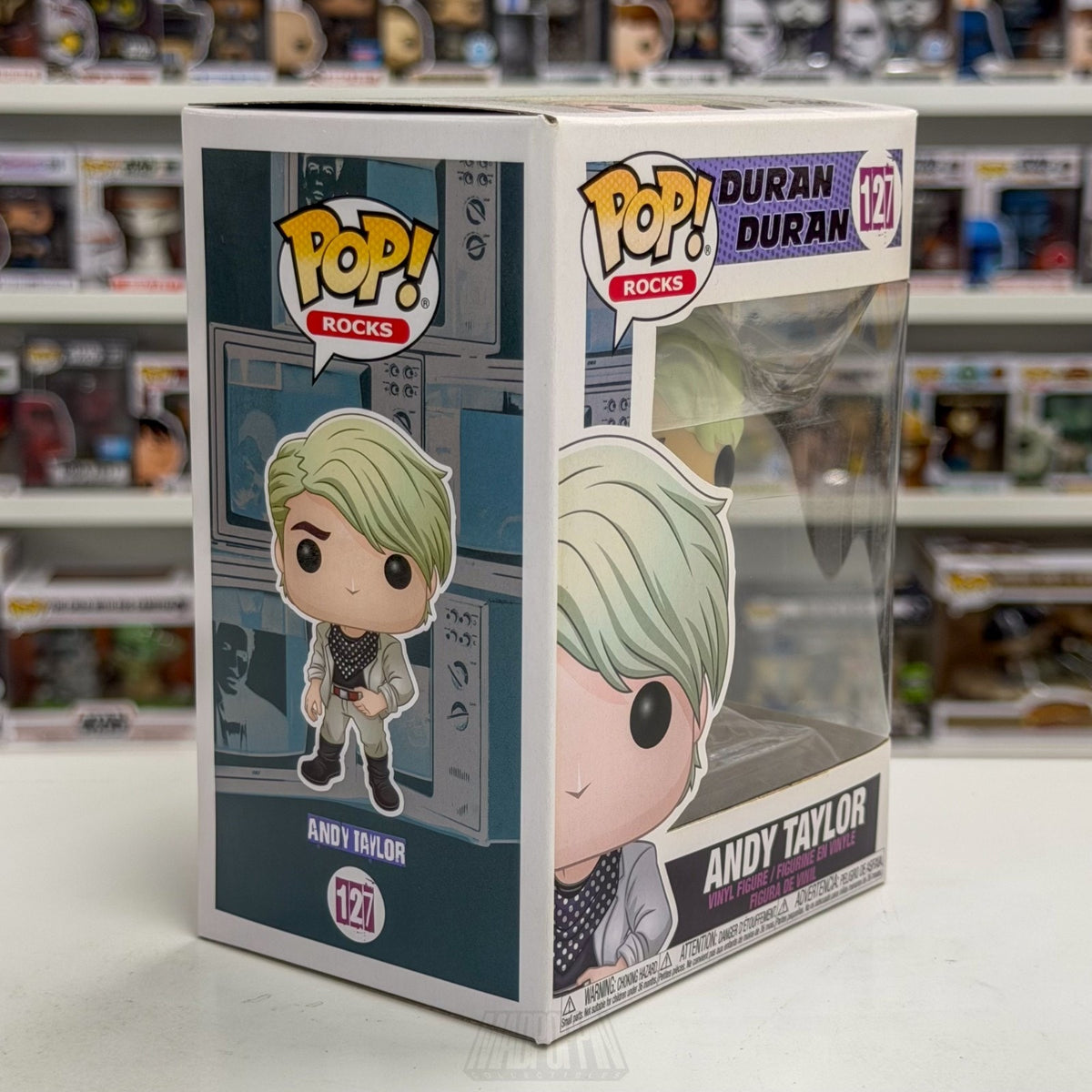 Funko Pop Rocks Duran Duran Andy Taylor 127 English New Wave Band Vinyl Figure