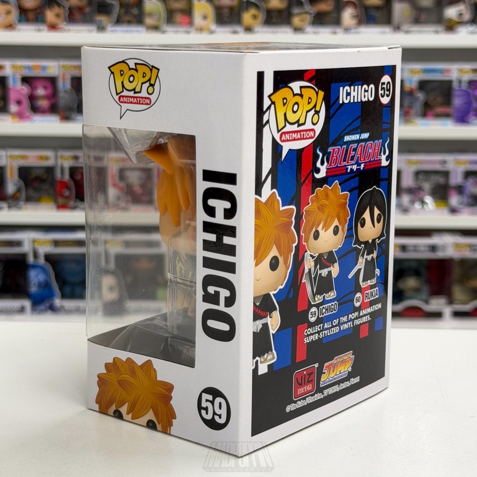 Funko Pop Anime Bleach Ichigo Kurosaki 59 Japan Manga Soul Reaper Vinyl Figure