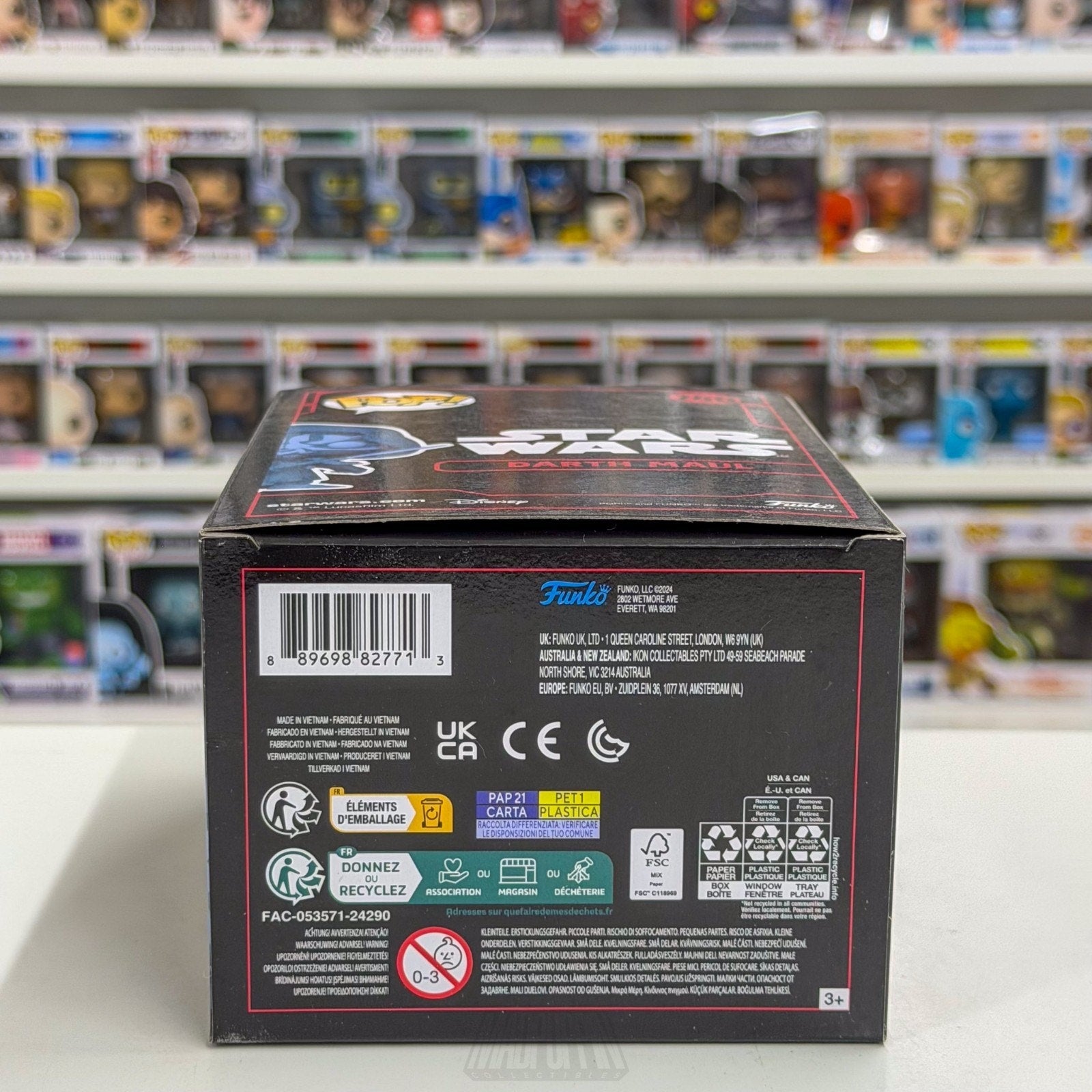 Funko Pop Star Wars Darth Maul Hologram Glow Specialty Series 740 Vinyl Figure