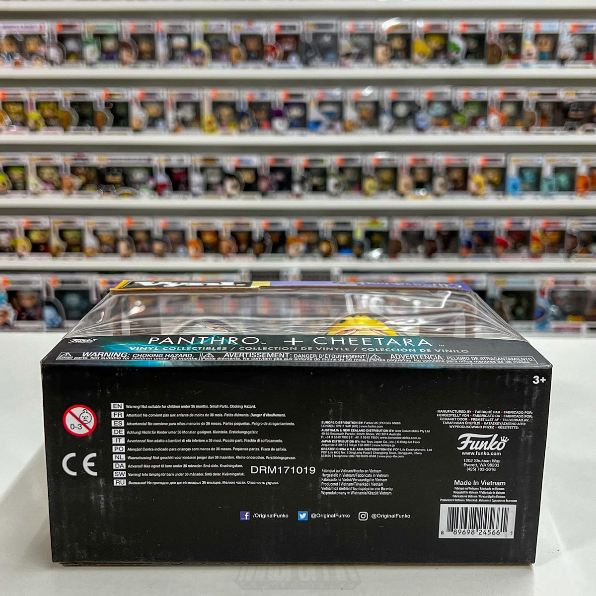 Funko Vynl ThunderCats Classic Panthro + Cheetara 2 Pack Vinyl Figures Boxed Toy