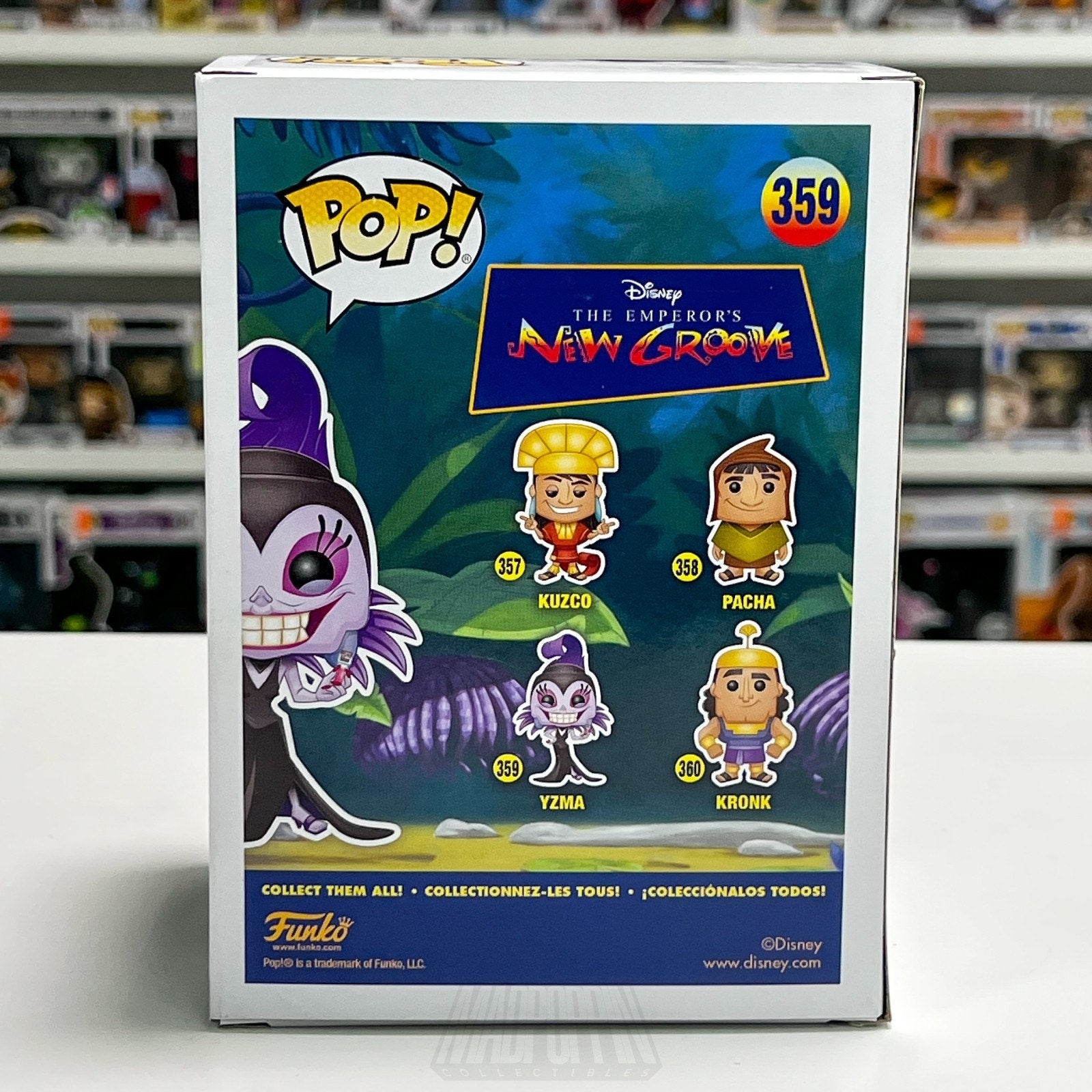 Funko Pop Disney Emperor's New Groove Yzma 359 Evil Villain Vinyl Figure NIB Toy