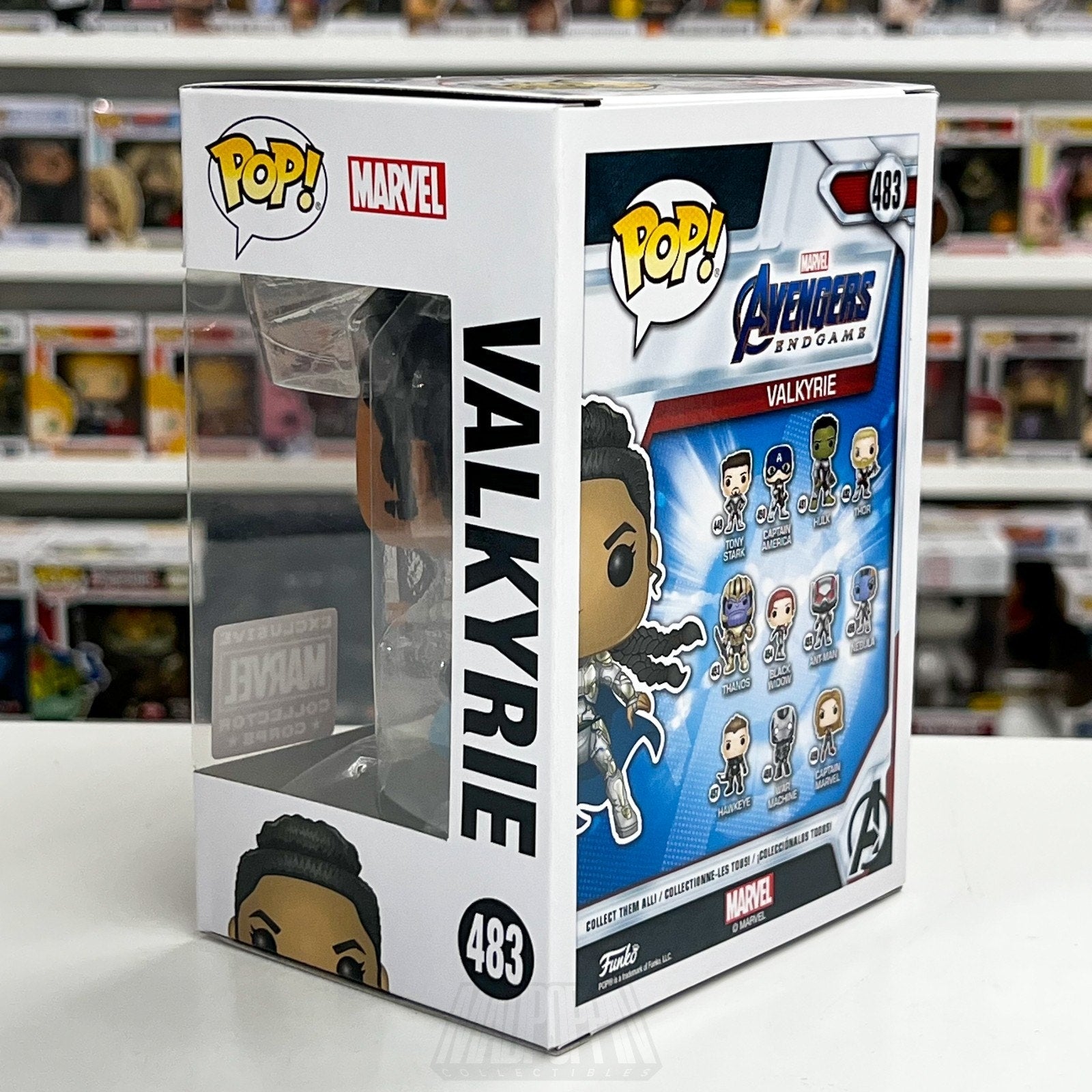 Funko Pop Marvel Collector Corps Avengers Endgame Valkyrie 483 Toy Vinyl Figure
