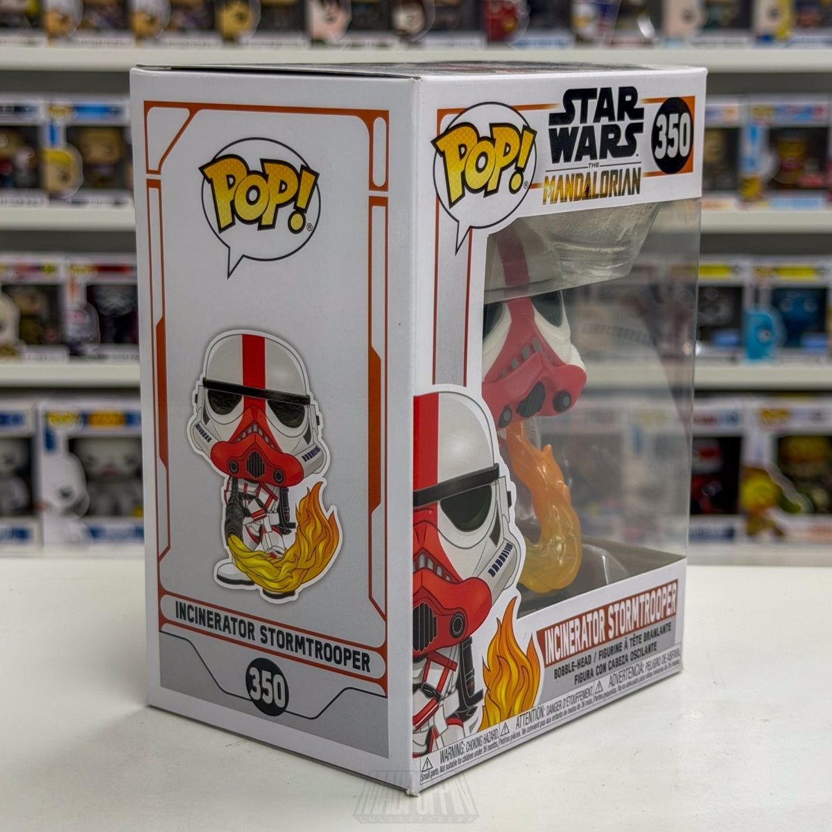 Funko Pop Star Wars Mandalorian Incinerator Stormtrooper 350 Toy Vinyl Figure