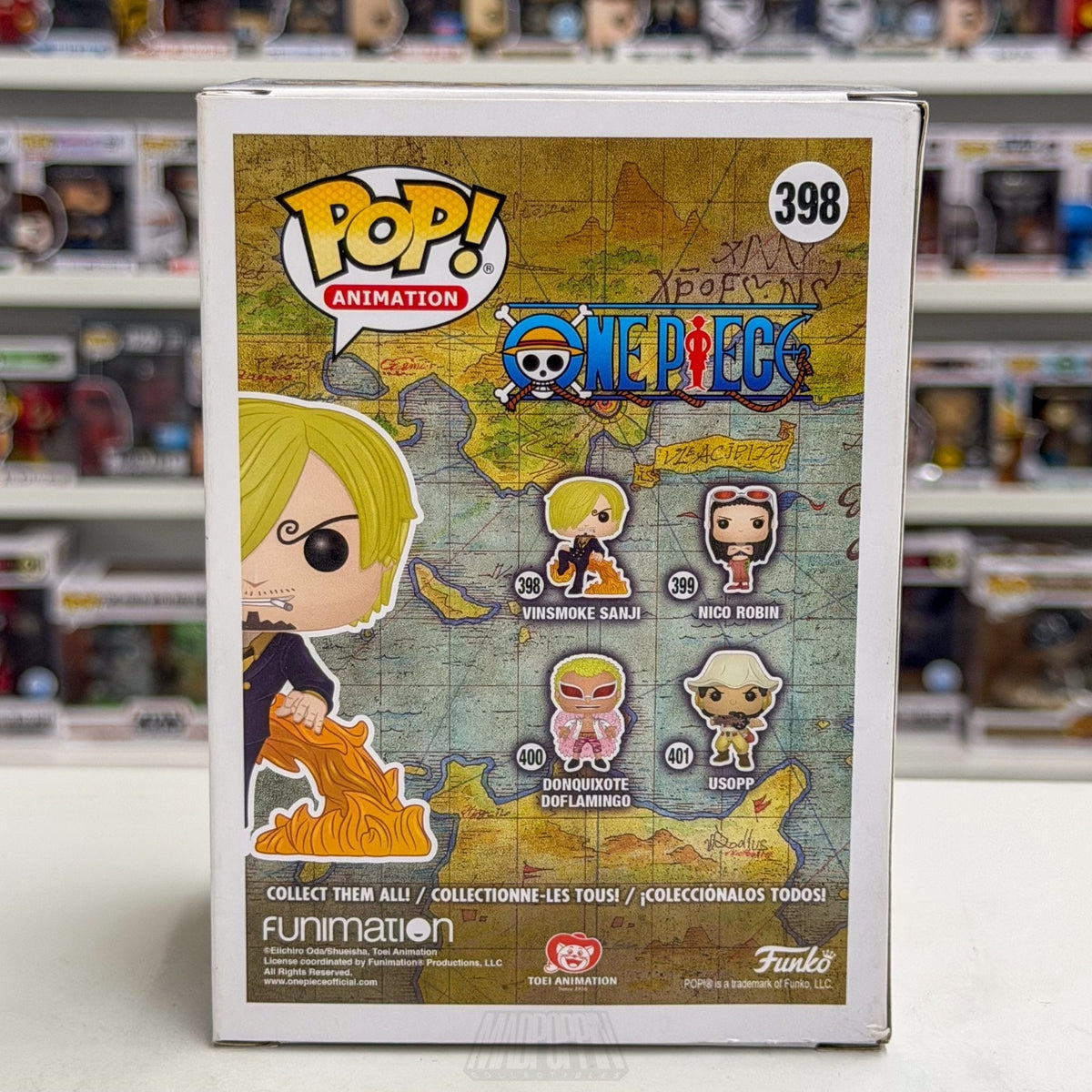Funko Pop Anime One Piece Vinsmoke Sanji 398 Japan Manga Pirate Toy Vinyl Figure
