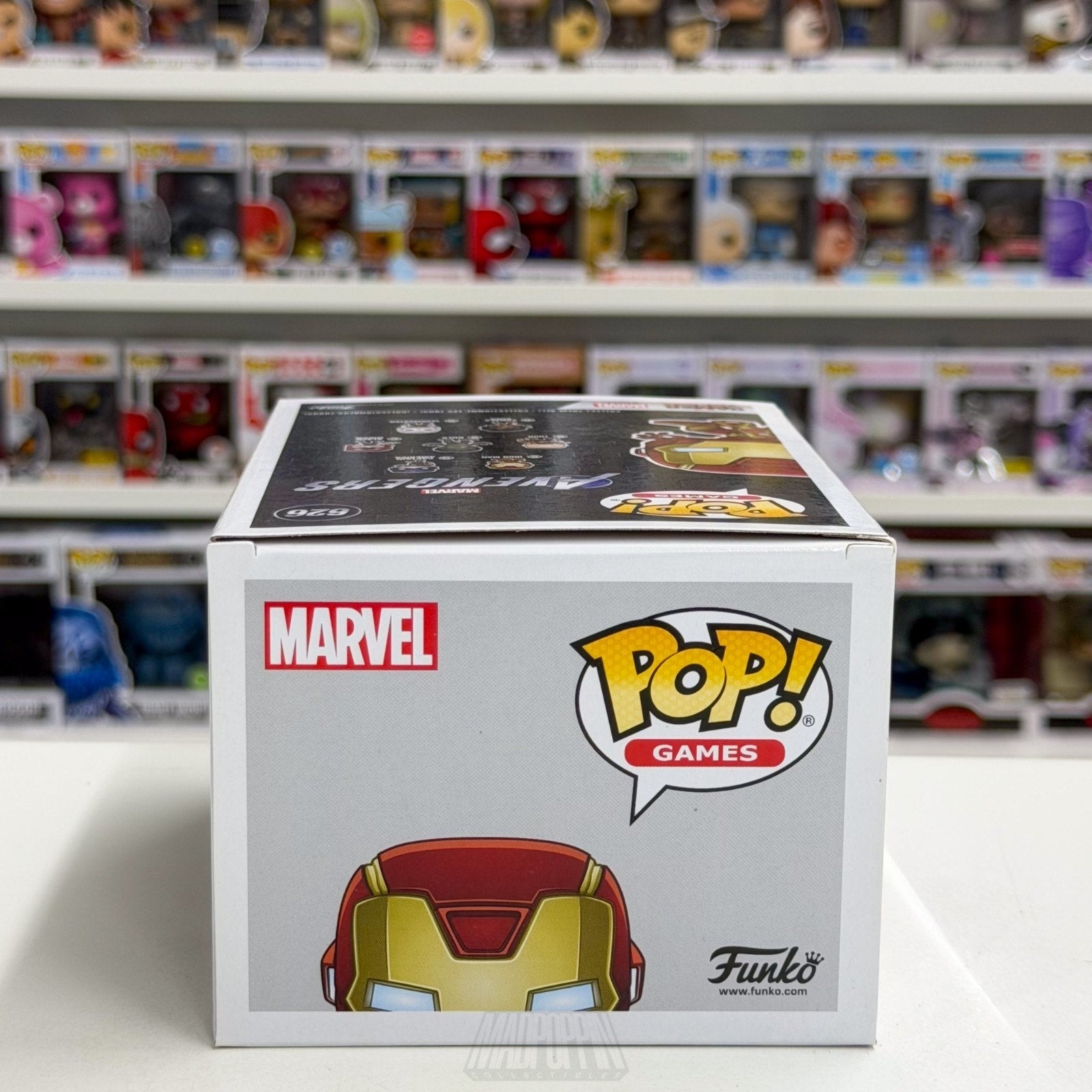 Funko Pop Marvel GamerVerse Avengers Iron Man 626 Tony Stark Toy Vinyl Figure
