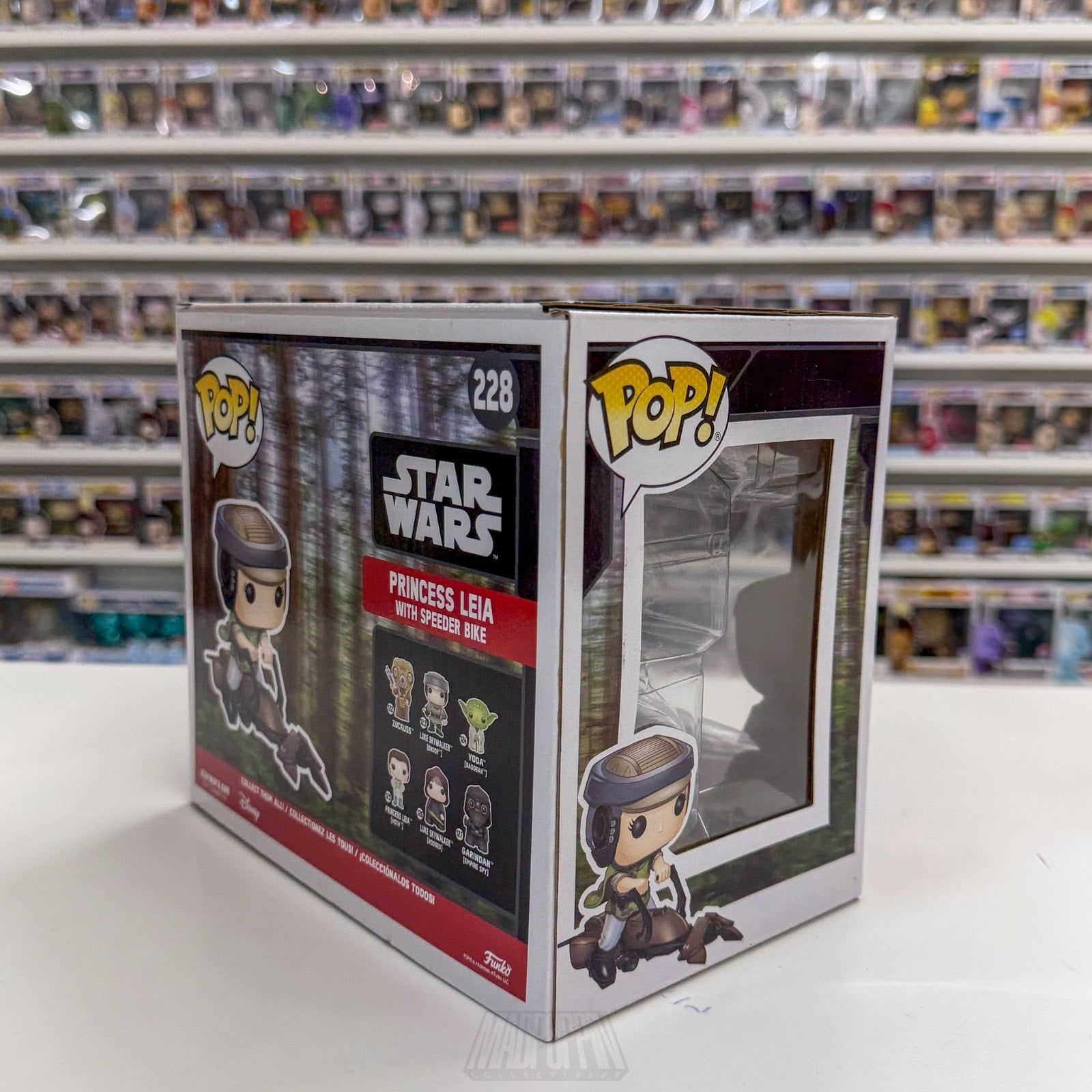Funko Pop Ride Star Wars ROTJ Princess Leia Speeder Bike 228 Jedi Vinyl Figure