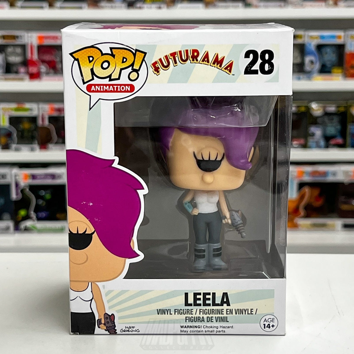 Funko Pop Animation Futurama Turanga Leela 28 TV Show Comedy Toy Vinyl Figure