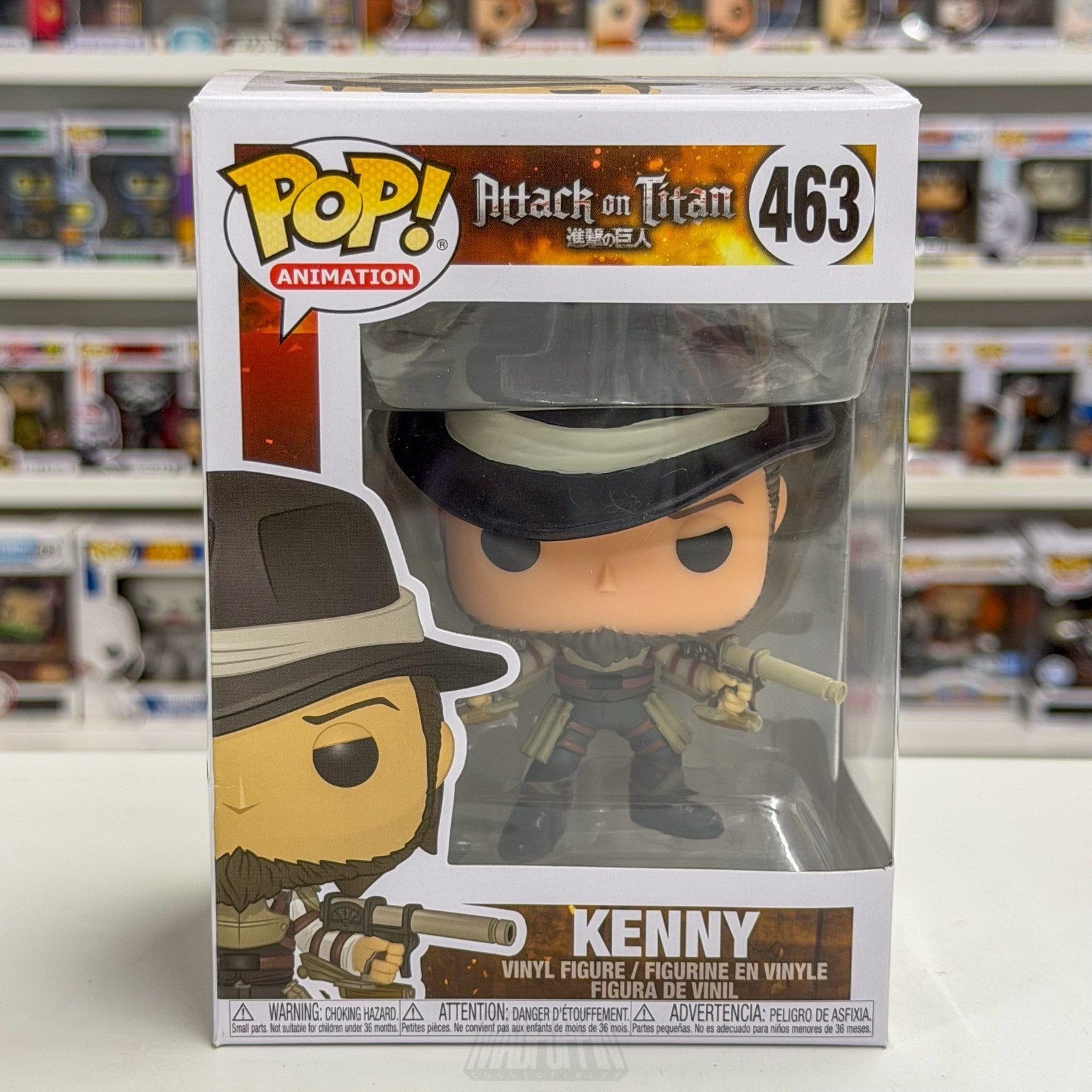 Funko Pop Anime Attack on Titan Kenny Ackerman 463 Japanese Manga Vinyl Figure