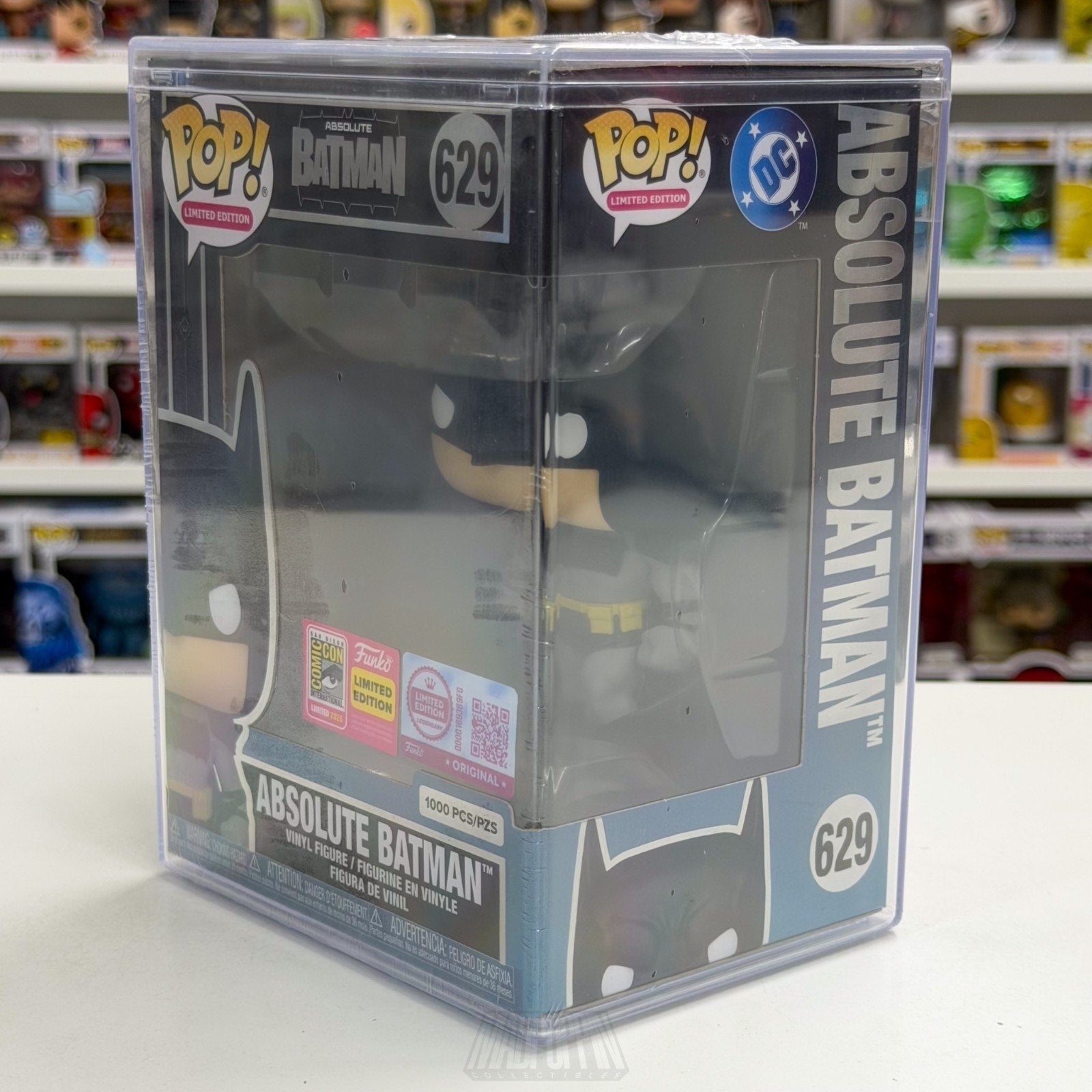 Funko Pop DC Super Heroes Absolute Batman 629 LE 1000 SDCC 2026 Toy CON STICKER